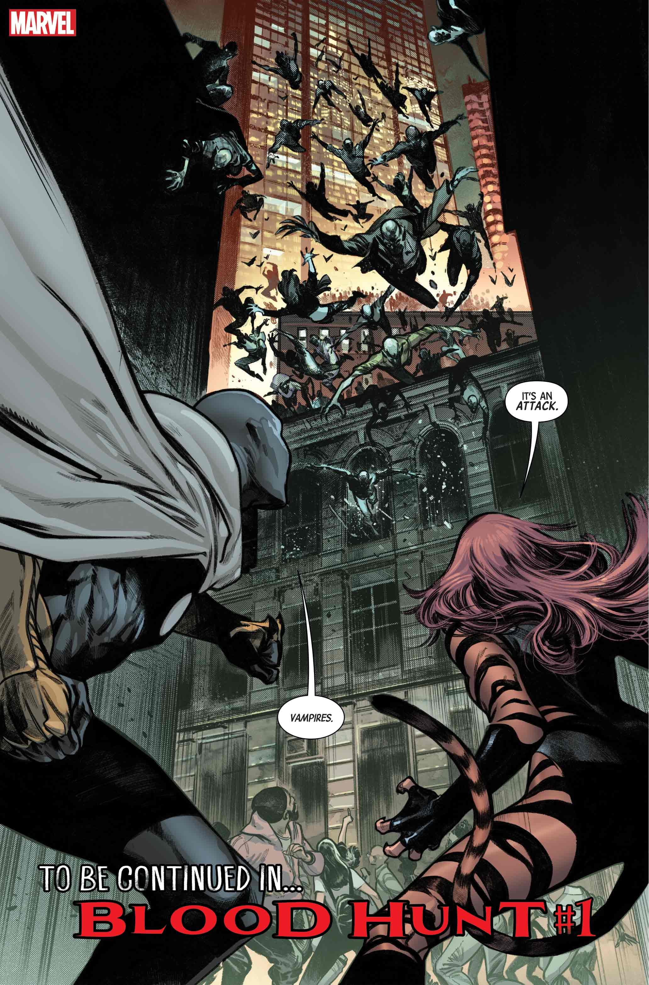 BLOOD HUNT #1 page by Jed MacKay and Pepe Larraz