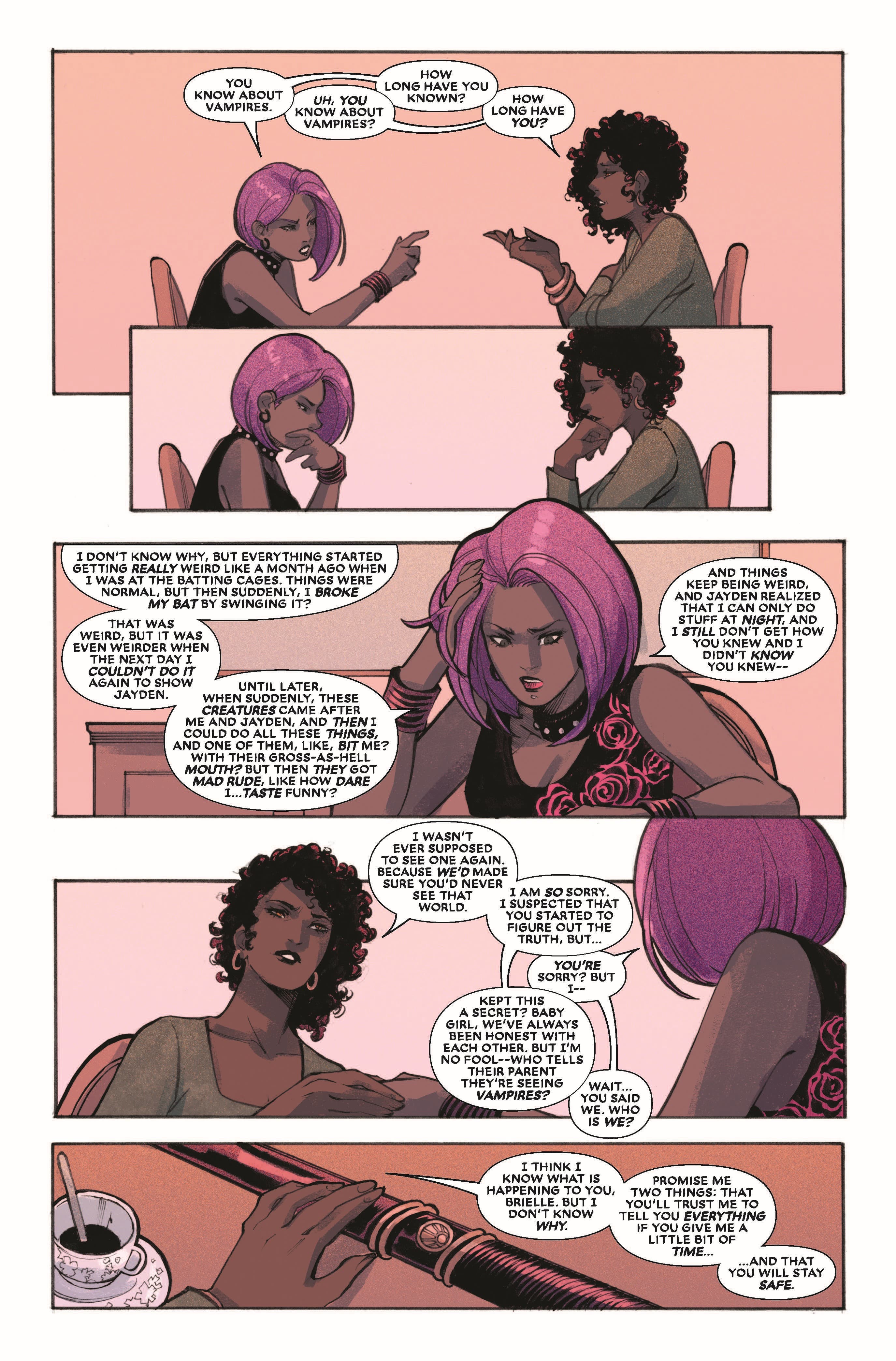 BLOODLINE: DAUGHTER OF BLADE (2023) #1 page by Danny Lore and Karen S. Darboe