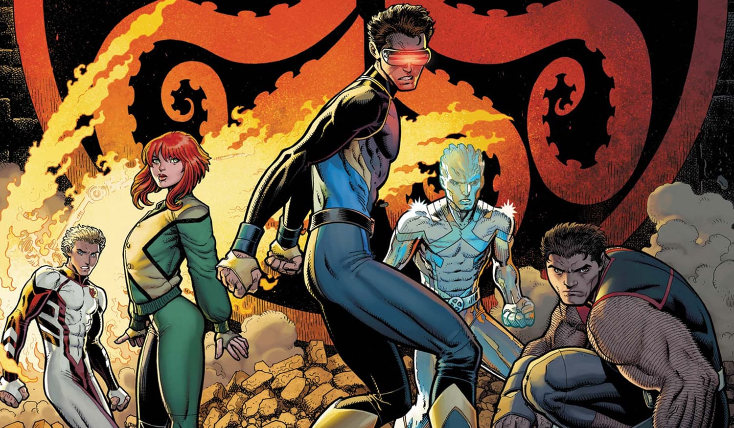 X-MEN: BLUE (2017) #7 cover by Arthur Adams and Peter Steigerwald