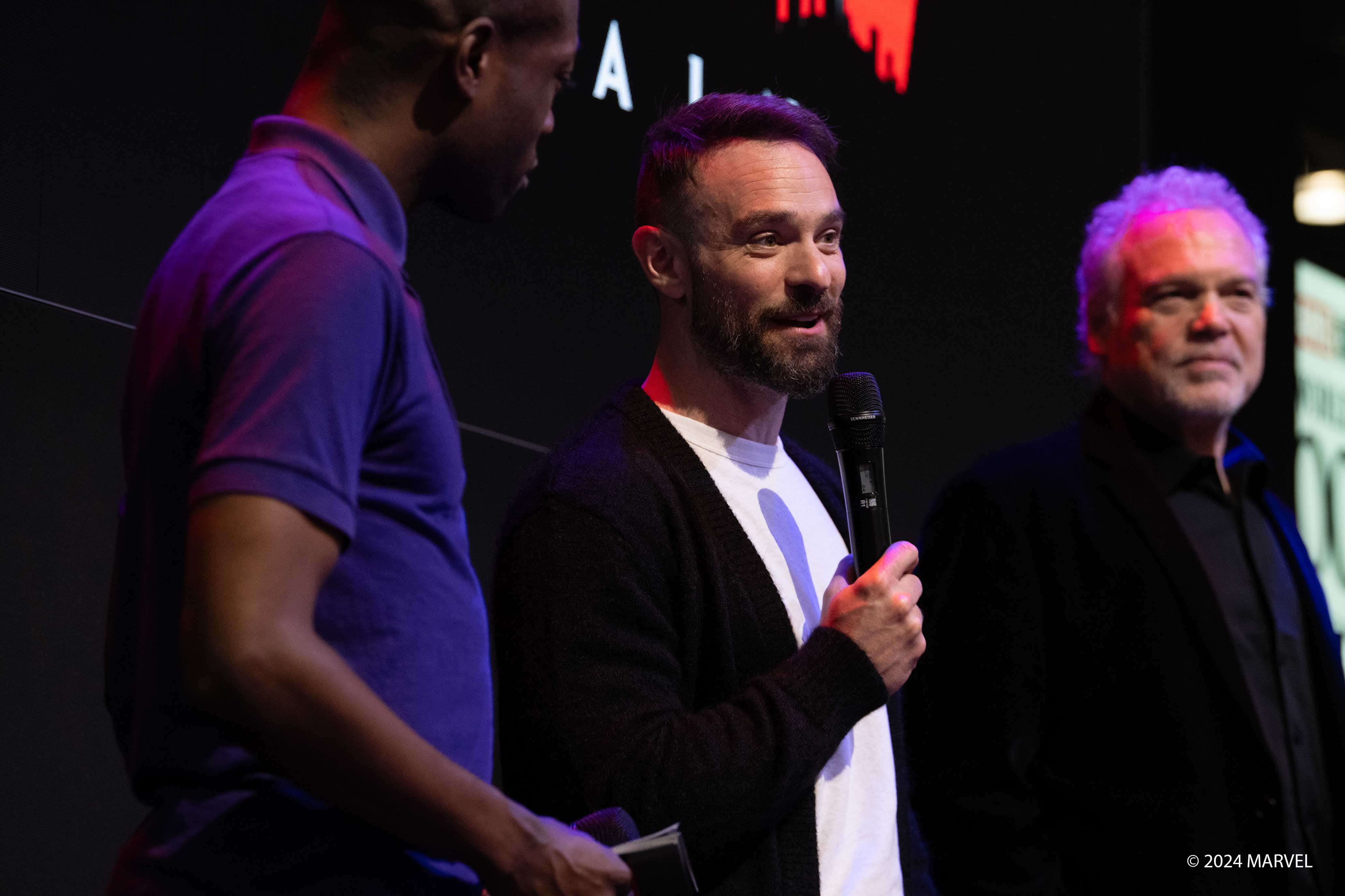 'Daredevil: Born Again' stars Charlie Cox and Vincent D'Onofrio at NYCC 2024