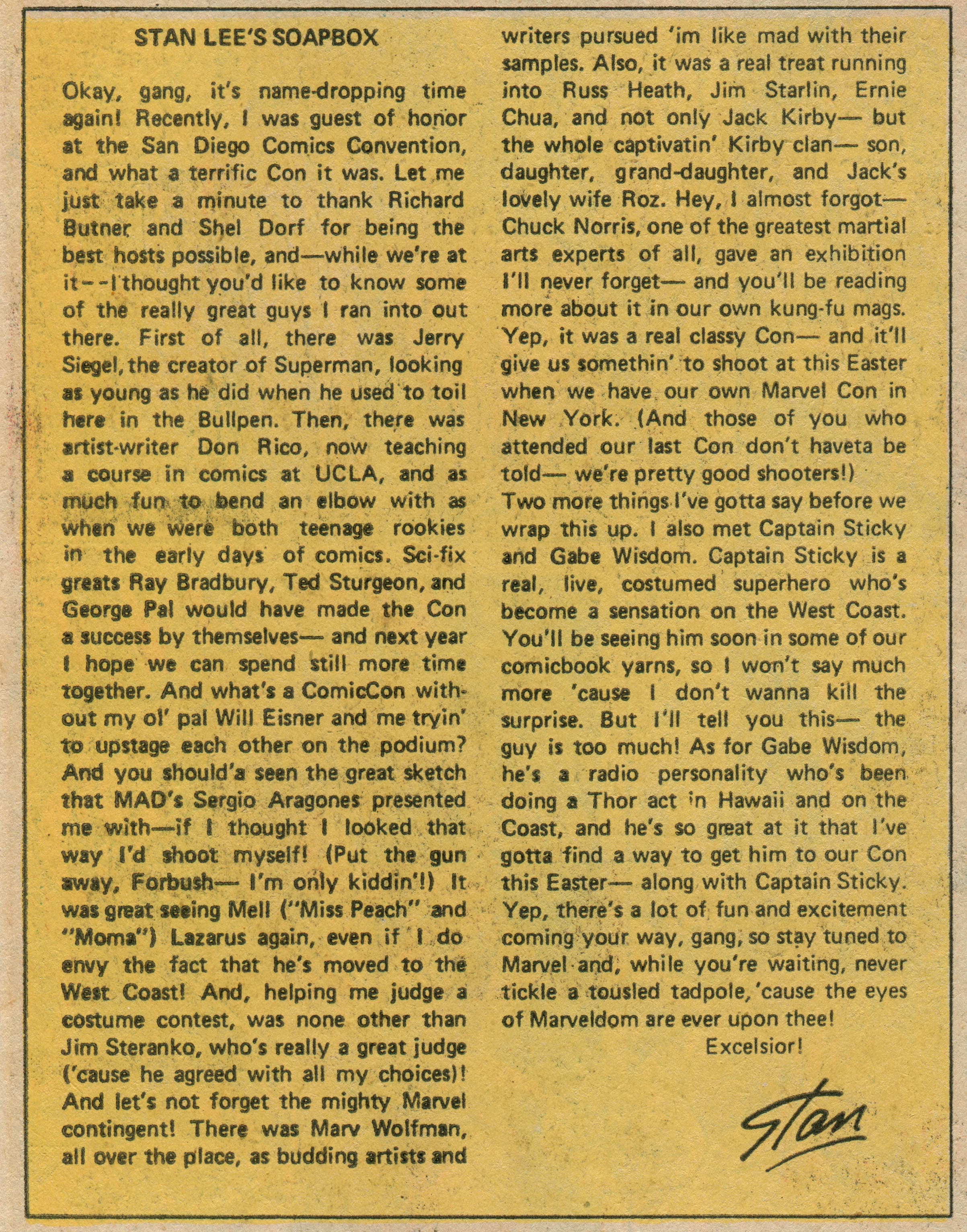 Stan's Soapbox