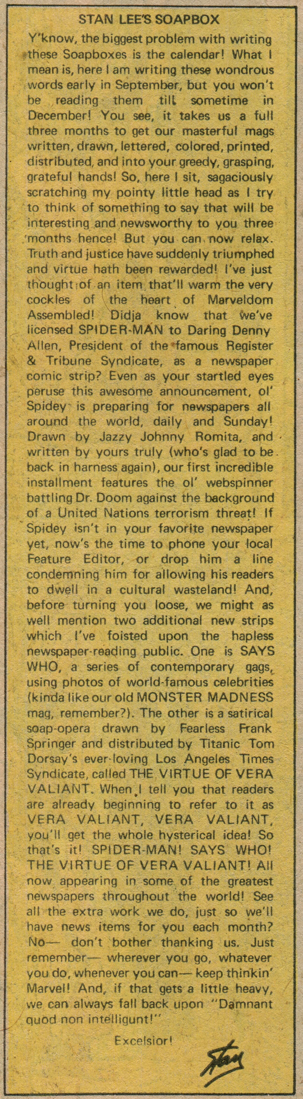 Stan's Soapbox