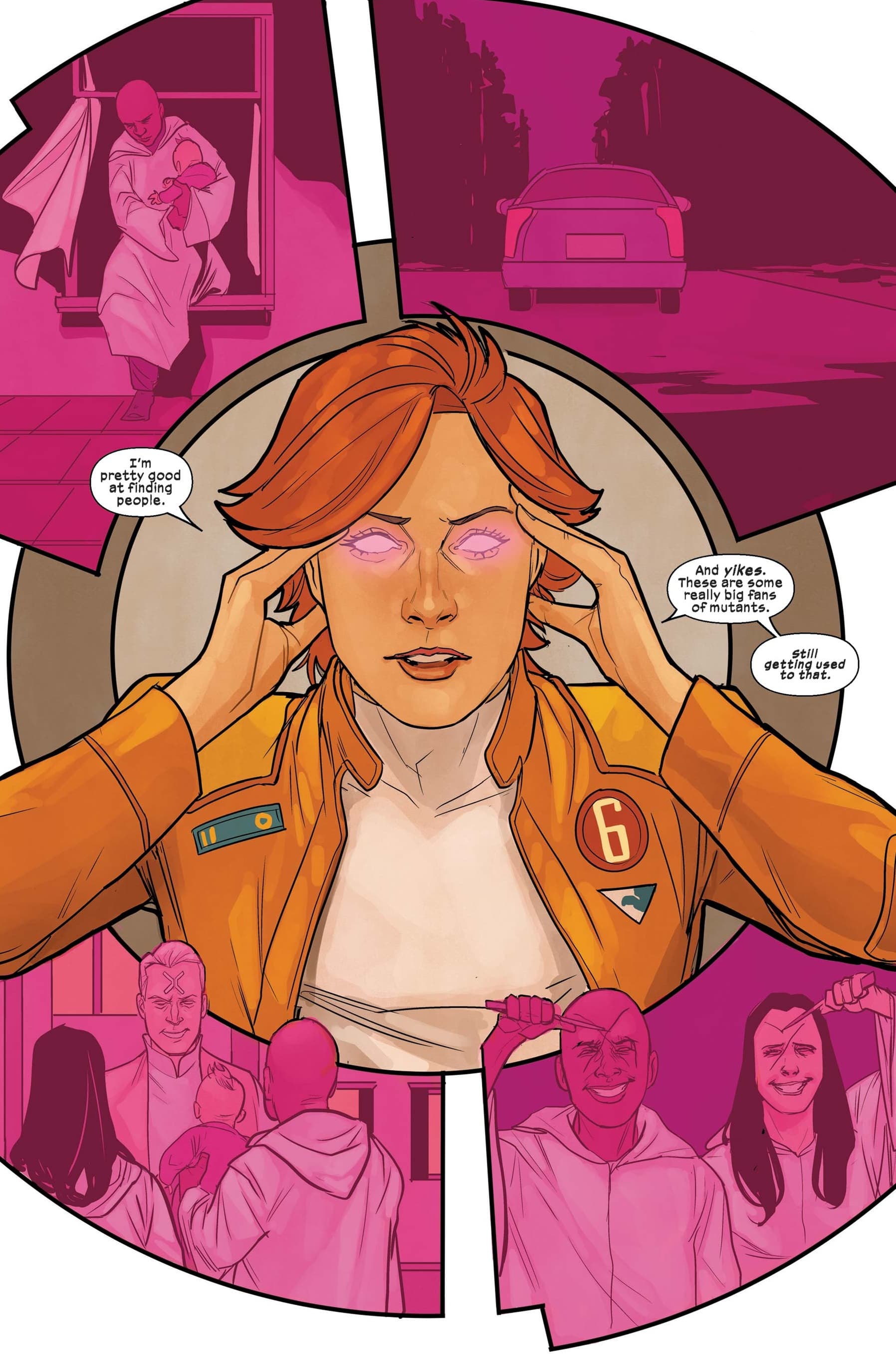 Rachel Summers casts a psi-projection in CABLE (2020) #7