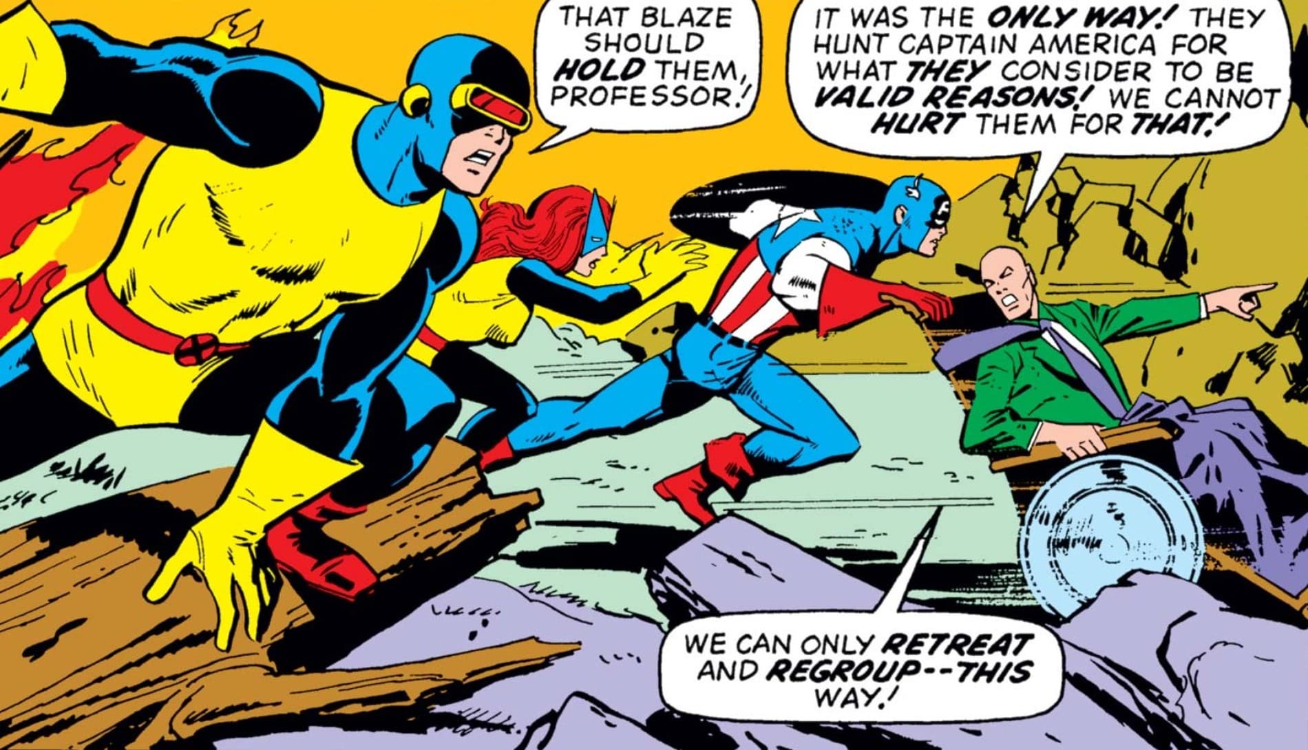 CAPTAIN AMERICA (1968) #173 panel by Steve Englehart and Sal Buscema
