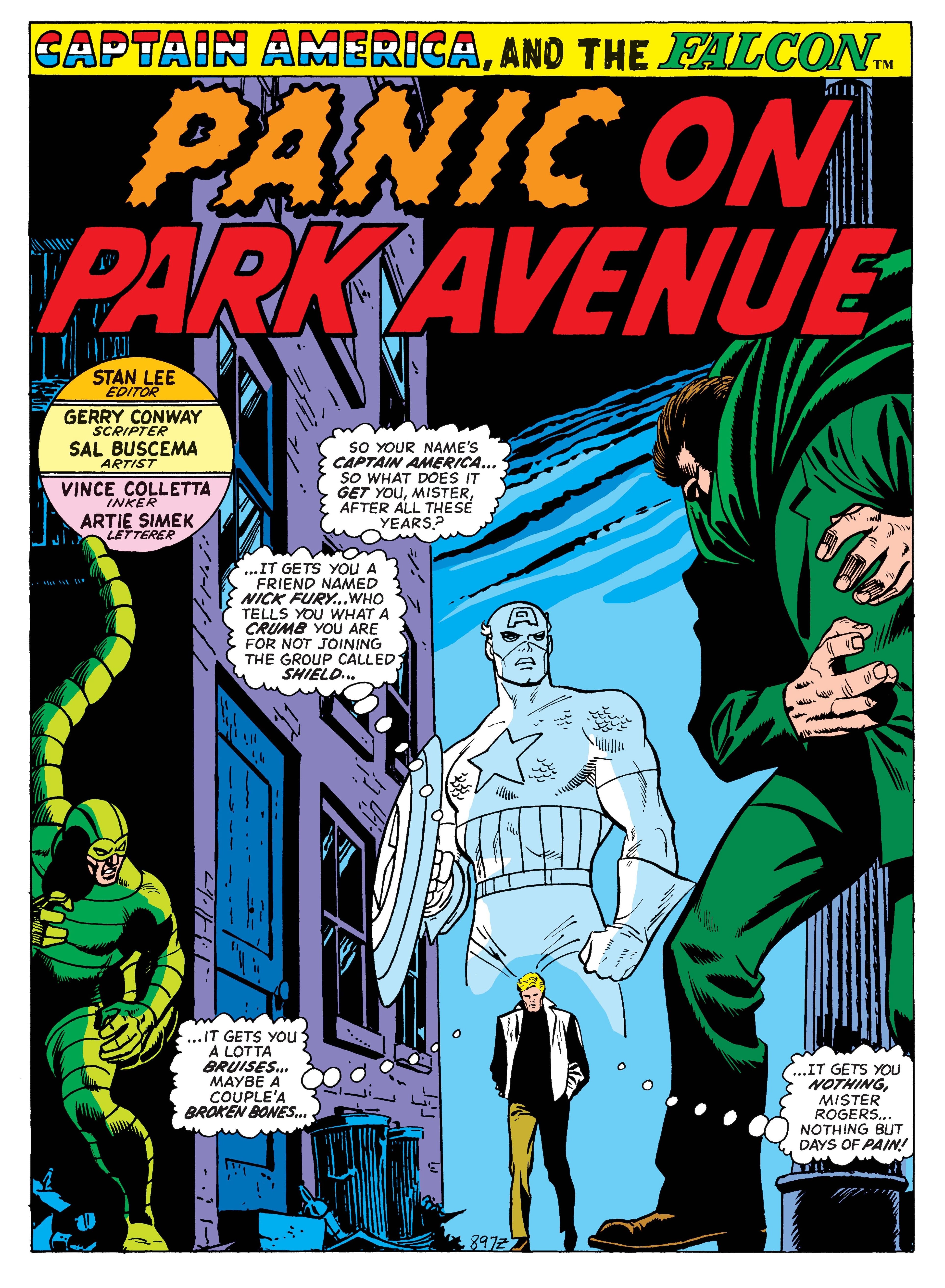 CAPTAIN AMERICA (1968) #151, penciled by Sal Buscema