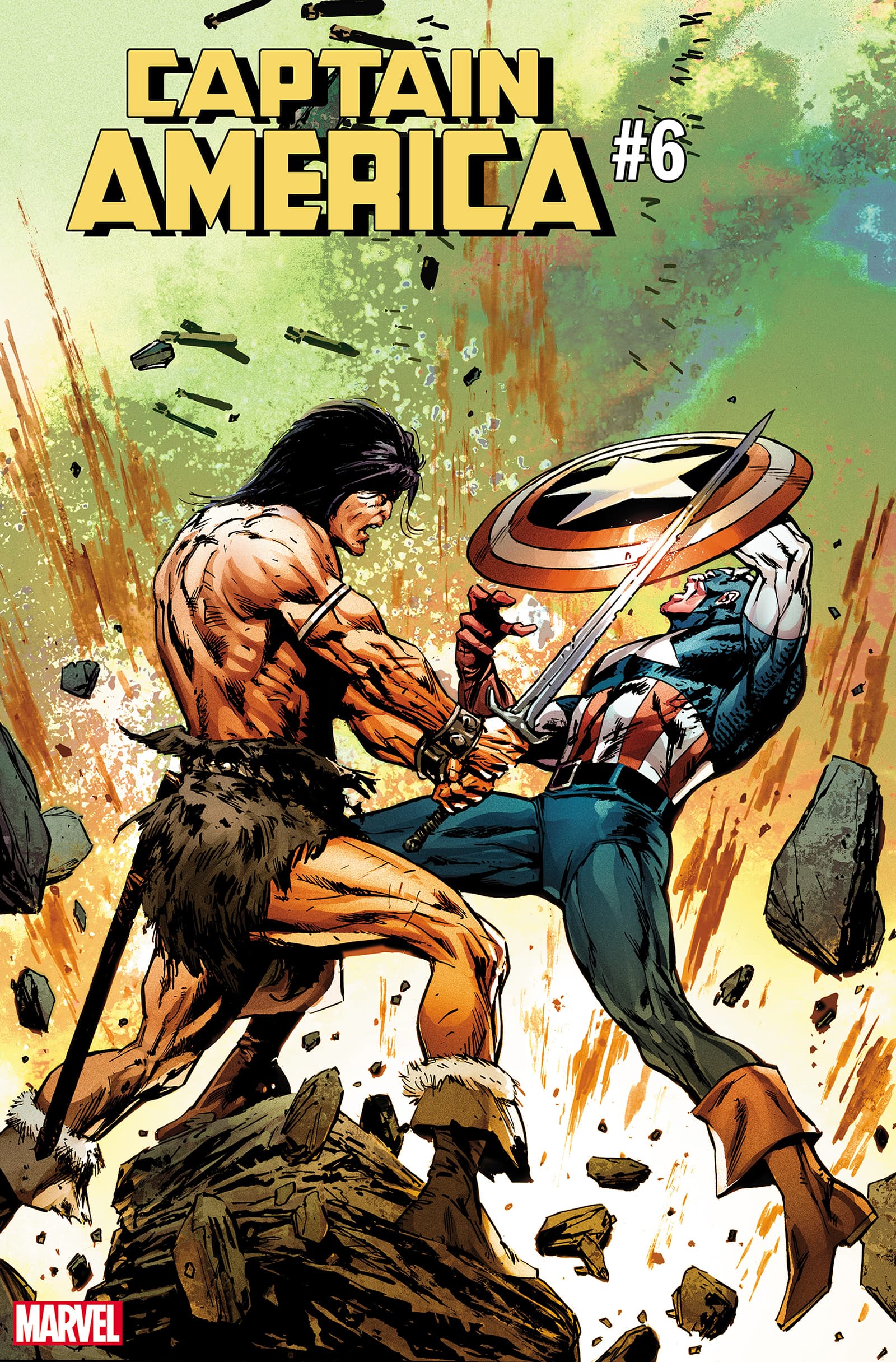 CAPTAIN AMERICA #6 Conan variant cover by Butch Guice