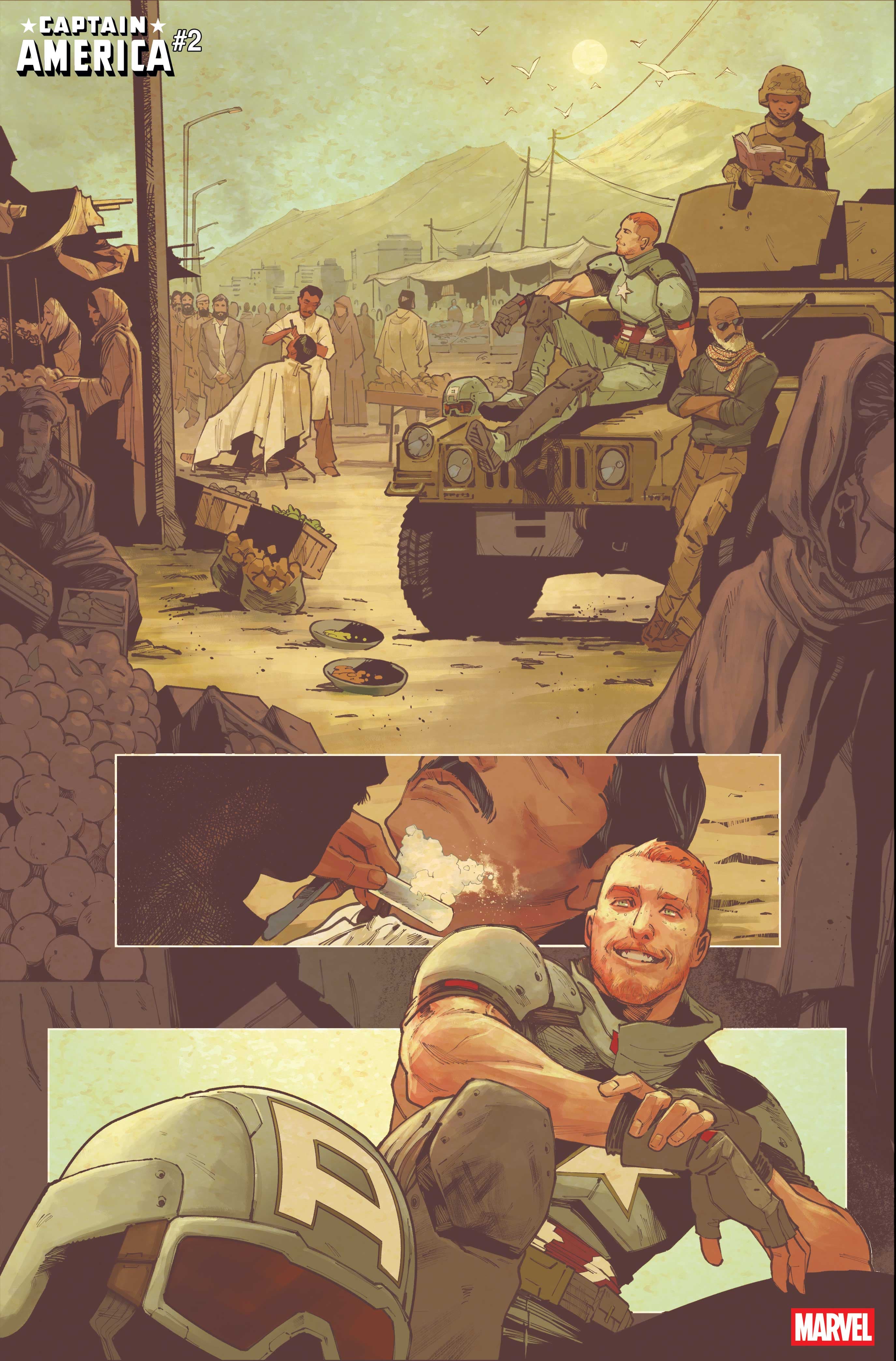 CAPTAIN AMERICA #2 by Chip Zdarsky and Valerio Schiti