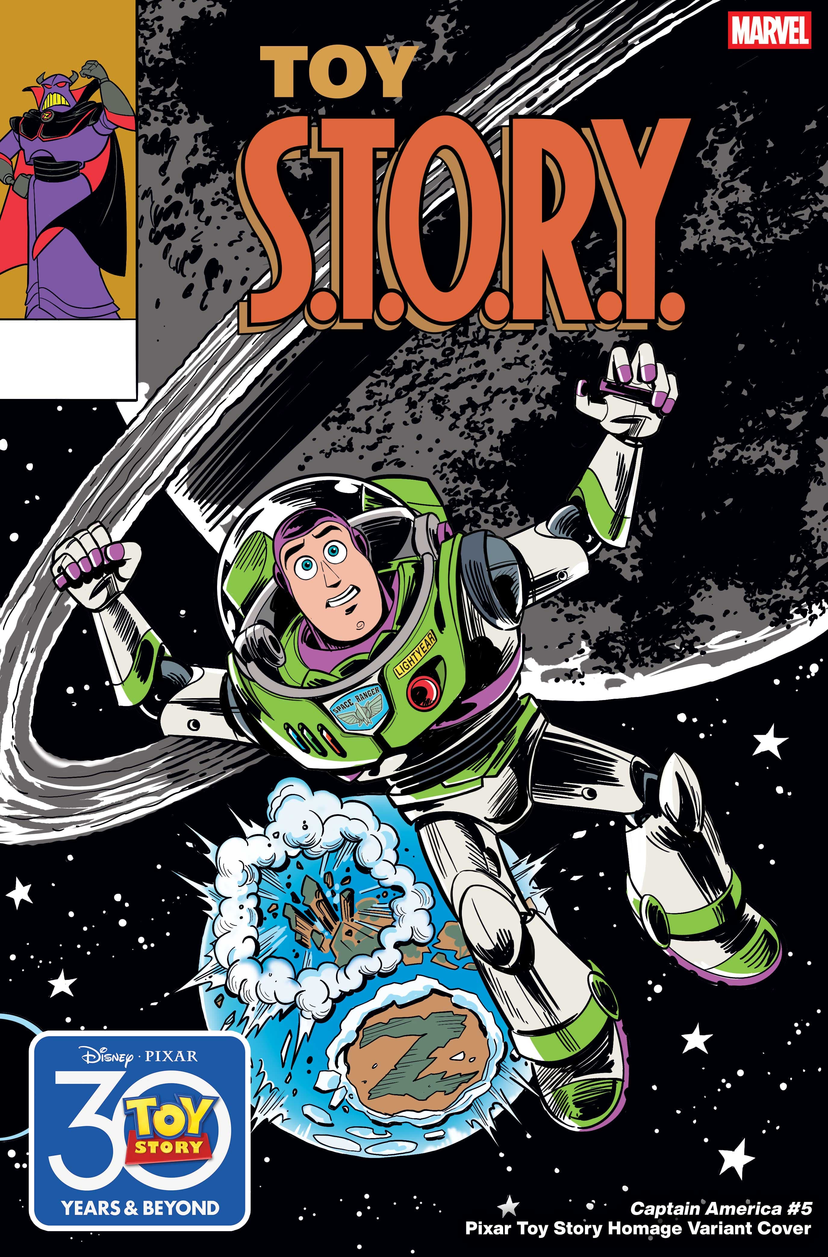 CAPTAIN AMERICA (2025) #5 Pixar Toy Story Homage Variant Cover by Marco Forcelloni & Nicky Nicotera