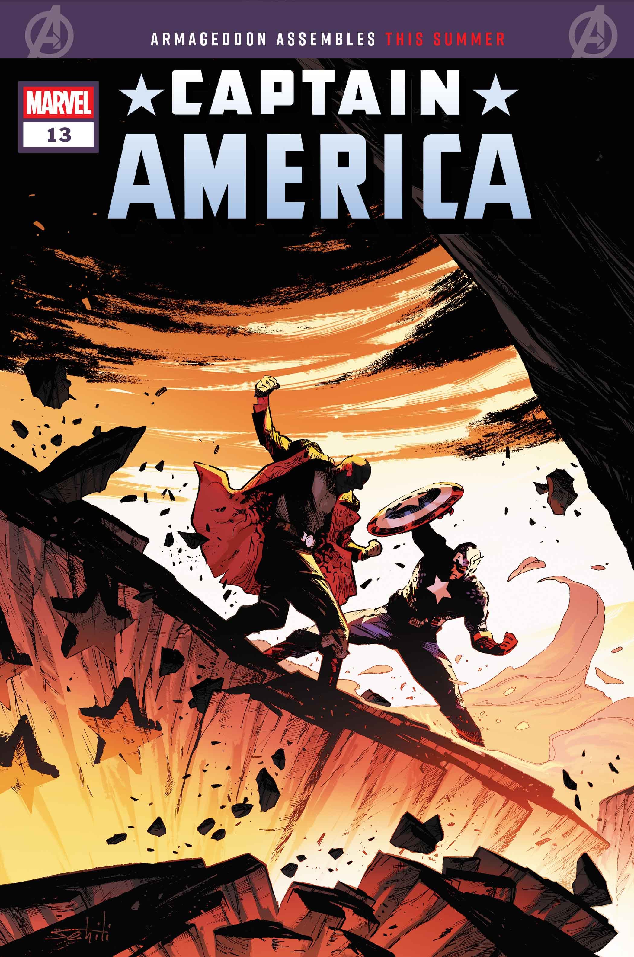 CAPTAIN AMERICA #13 Cover by VALERIO SCHITI