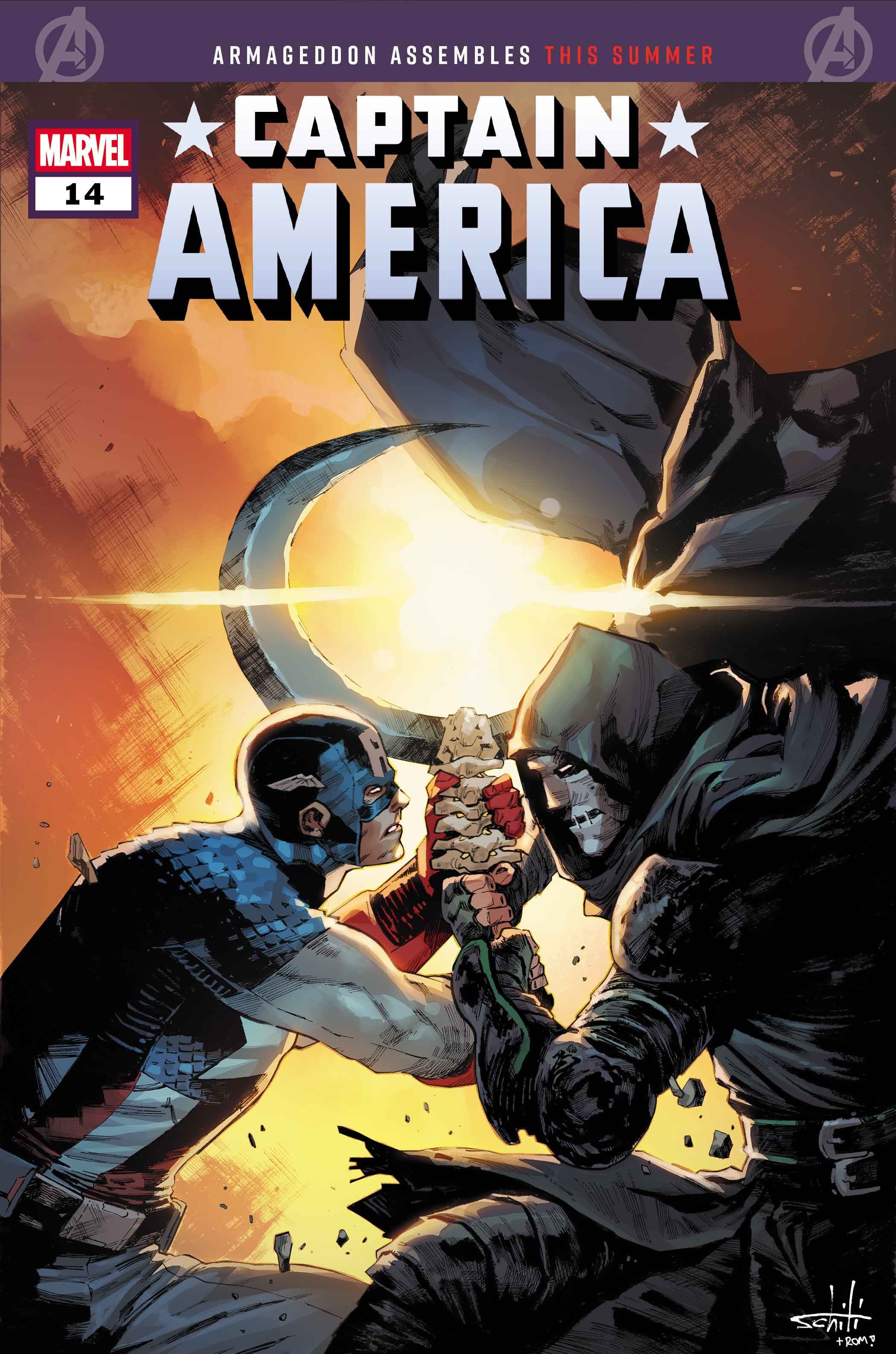 CAPTAIN AMERICA #14 Cover by VALERIO SCHITI