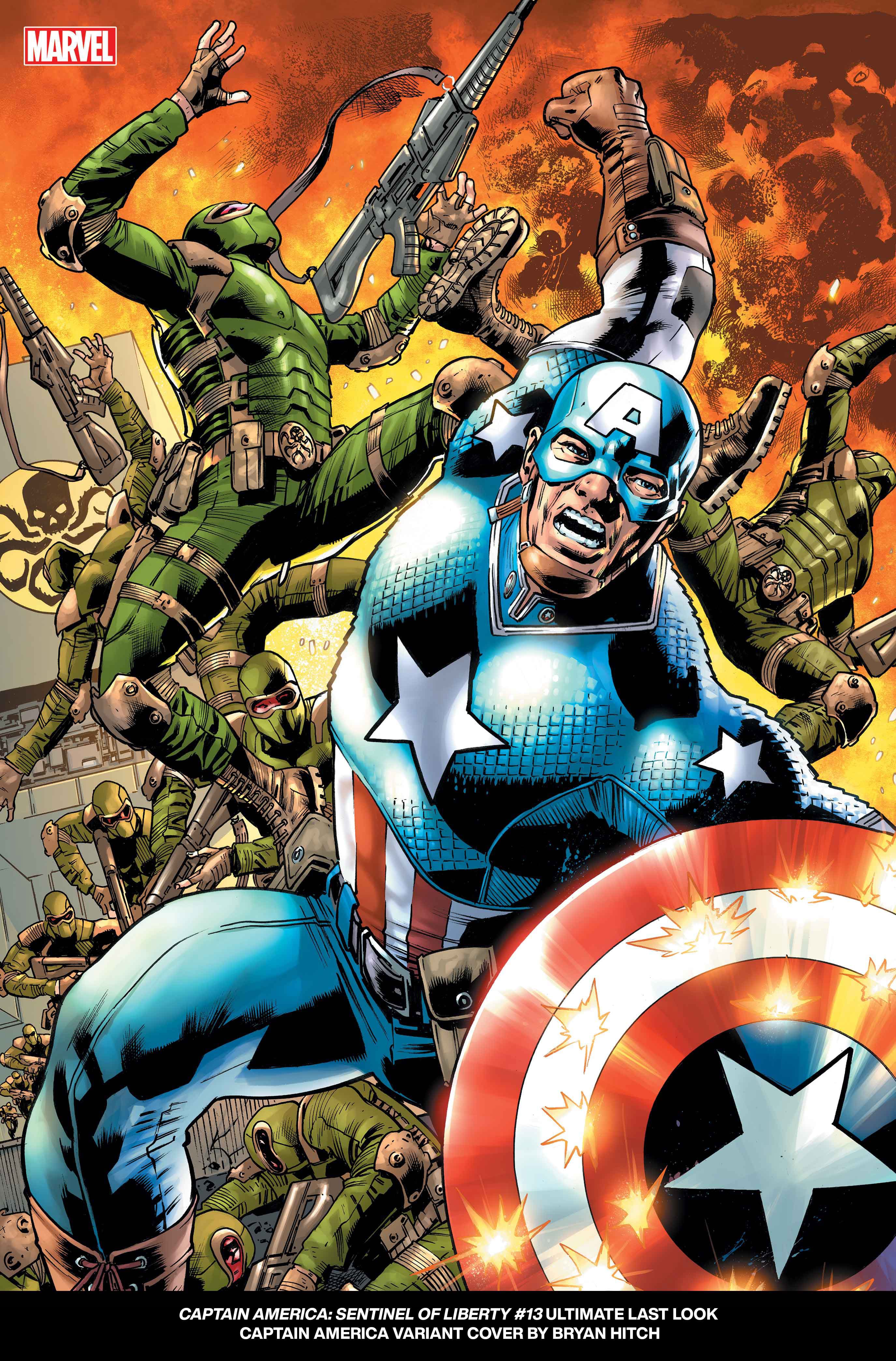 Ultimate Last Look Captain America by Bryan Hitch