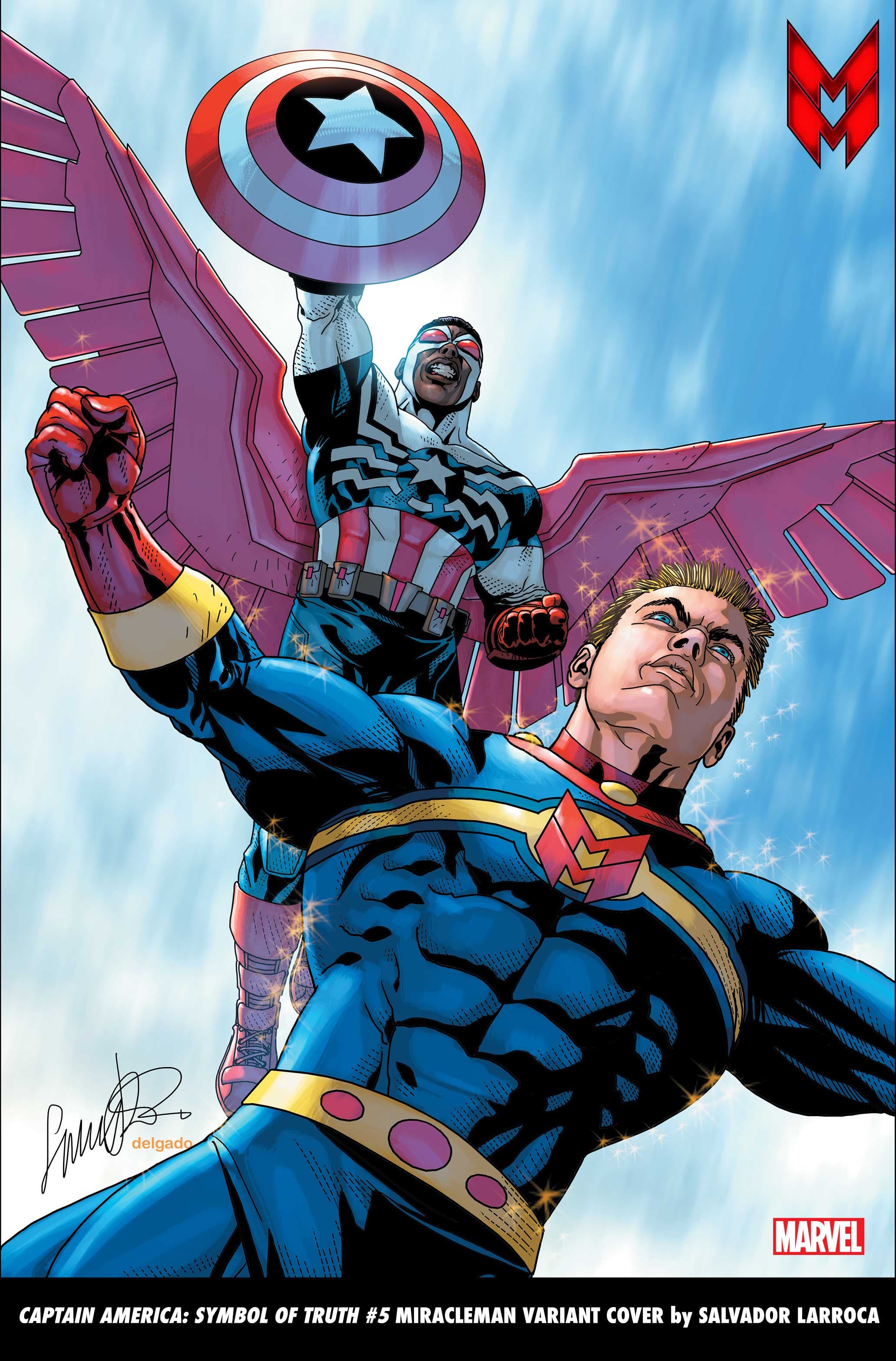 CAPTAIN AMERICA: SYMBOL OF TRUTH #5 MIRACLEMAN VARIANT COVER by SALVADOR LARROCA, On Sale 9/21