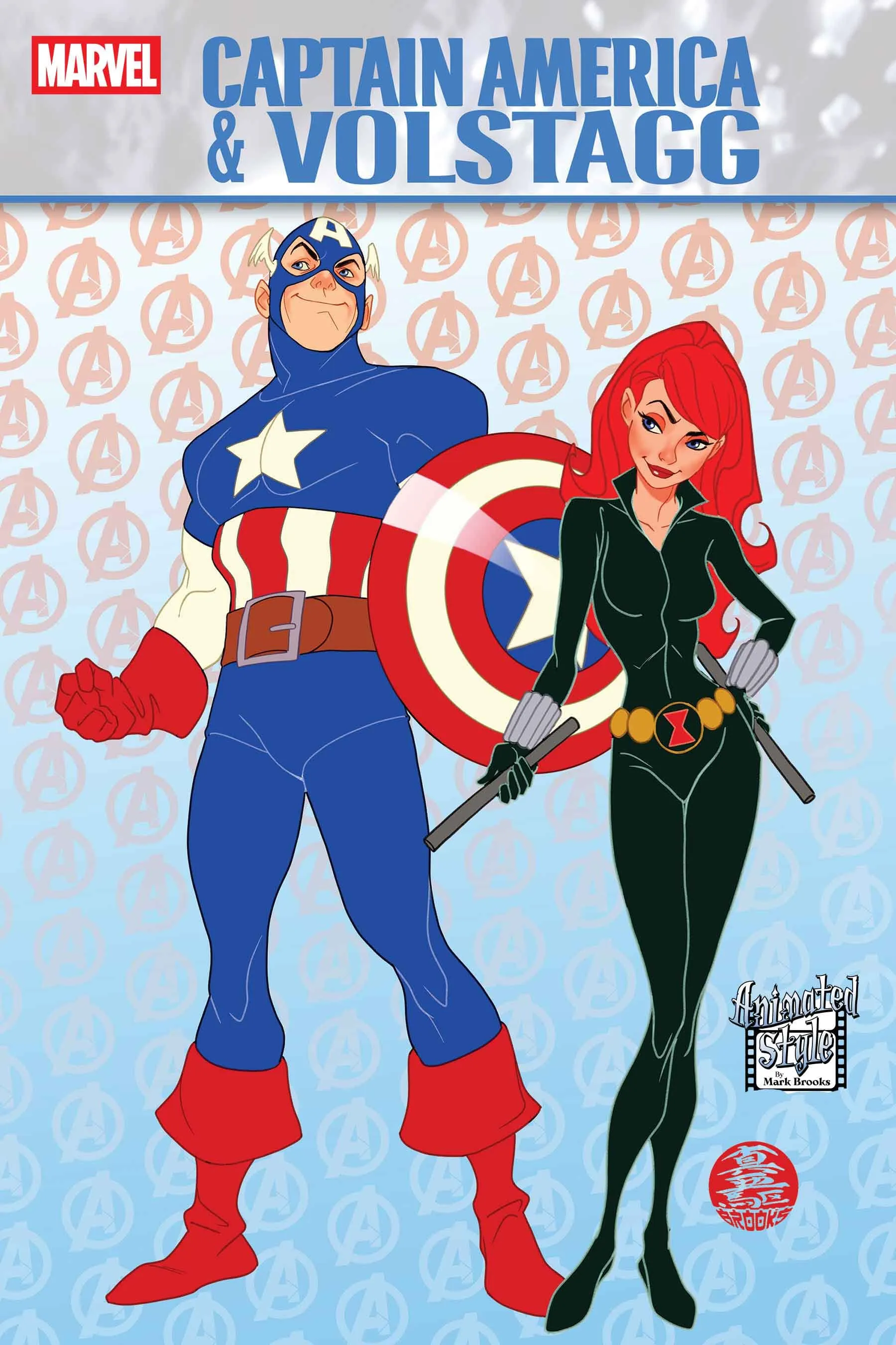 CAPTAIN AMERICA & VOLSTAGG #1 Animated-Style Variant Cover by Mark Brooks
