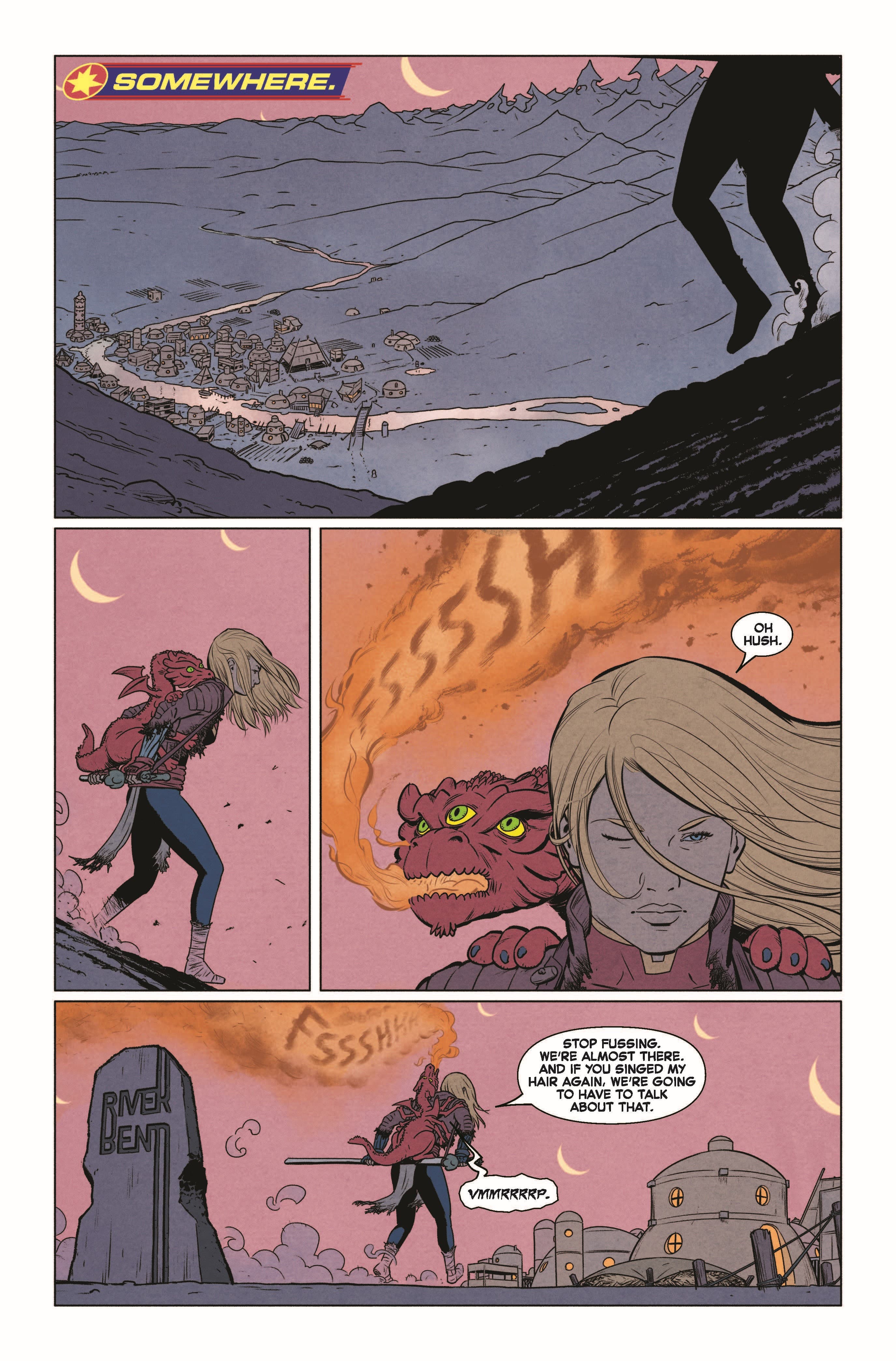 CAPTAIN MARVEL (2019) #40 page by Kelly Thompson and Álvaro López