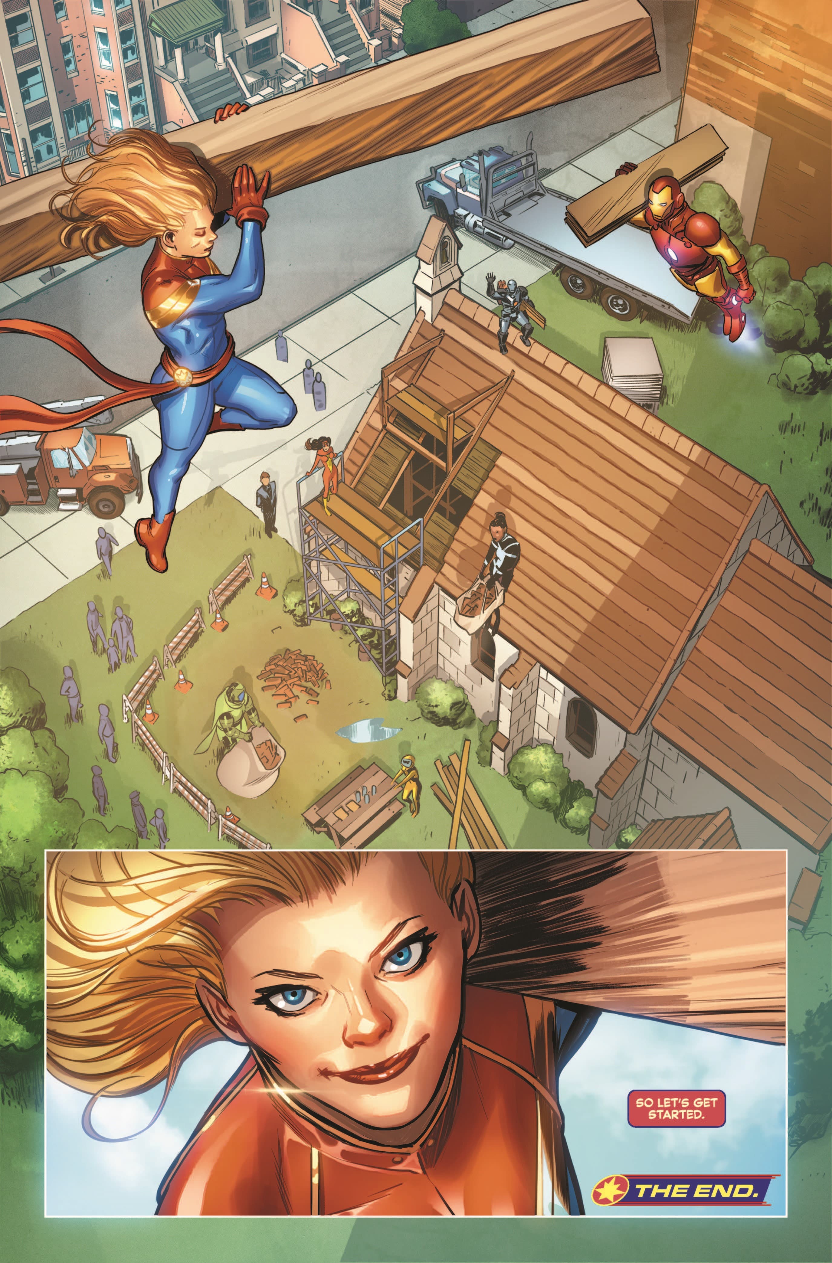 CAPTAIN MARVEL (2019) #50 interior artwork by David Lopez
