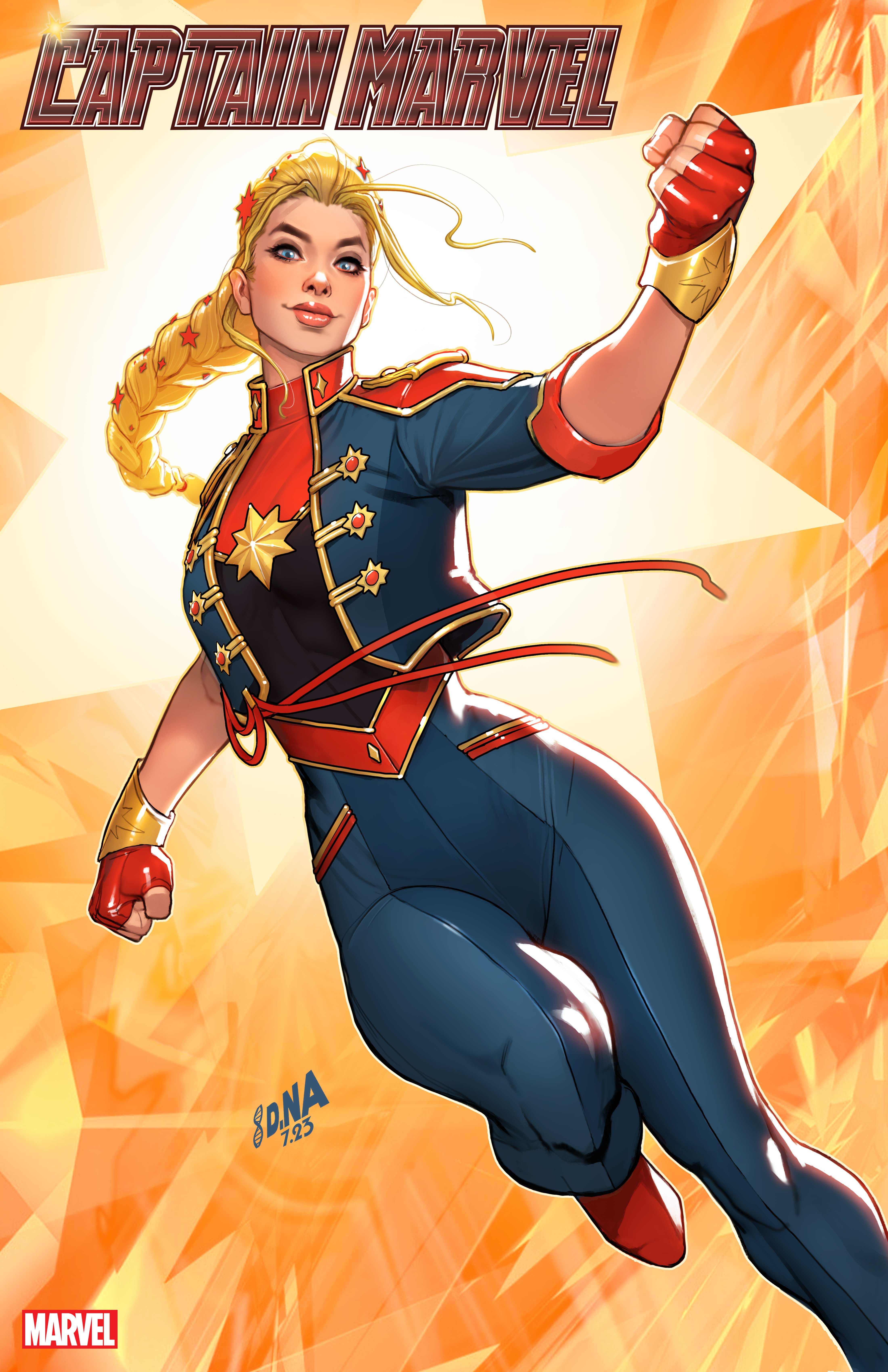 CAPTAIN MARVEL #1 Foil Variant Cover by David Nakayama