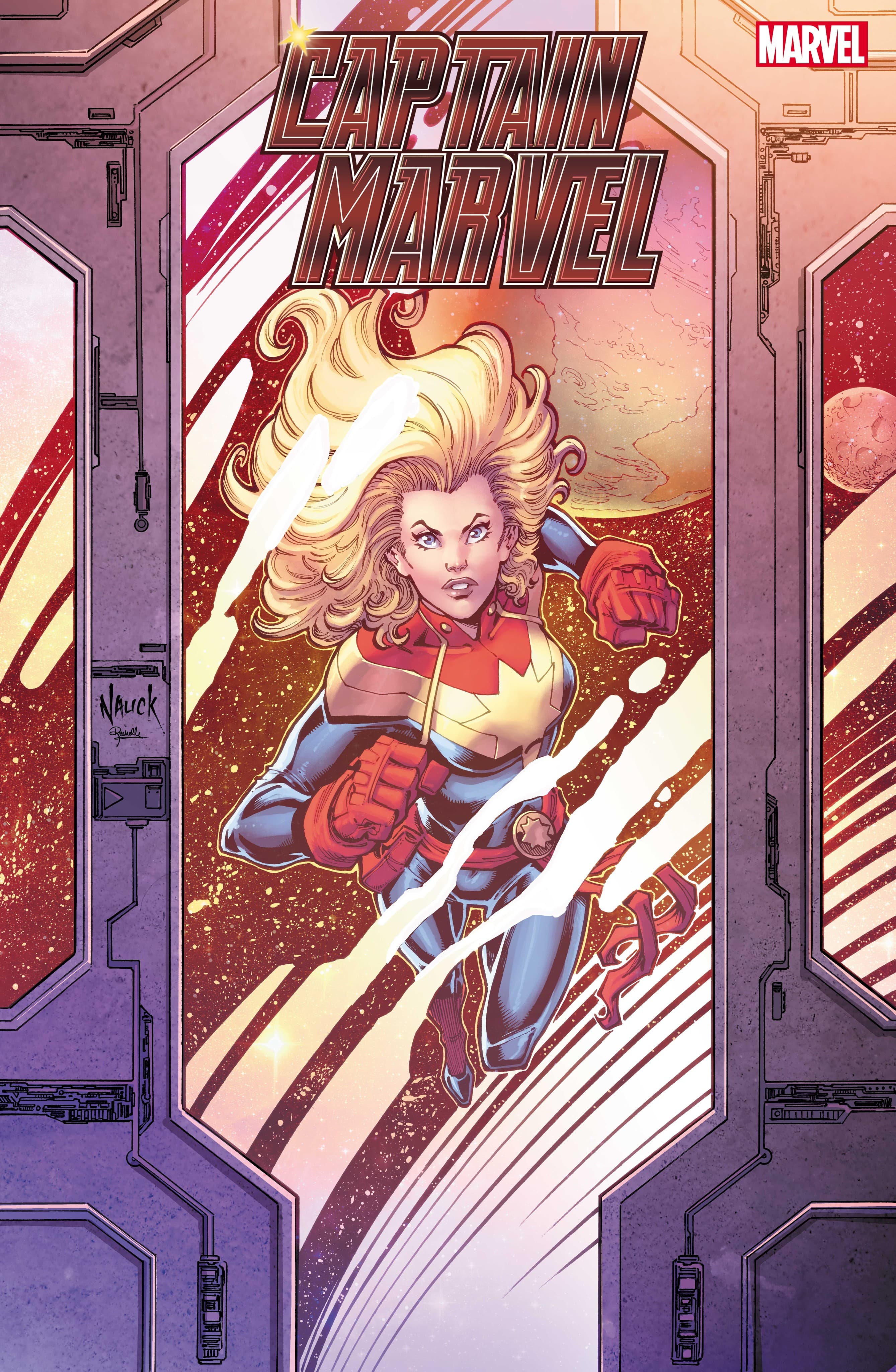 CAPTAIN MARVEL #1 Windowshades Variant Cover by Todd Nauck