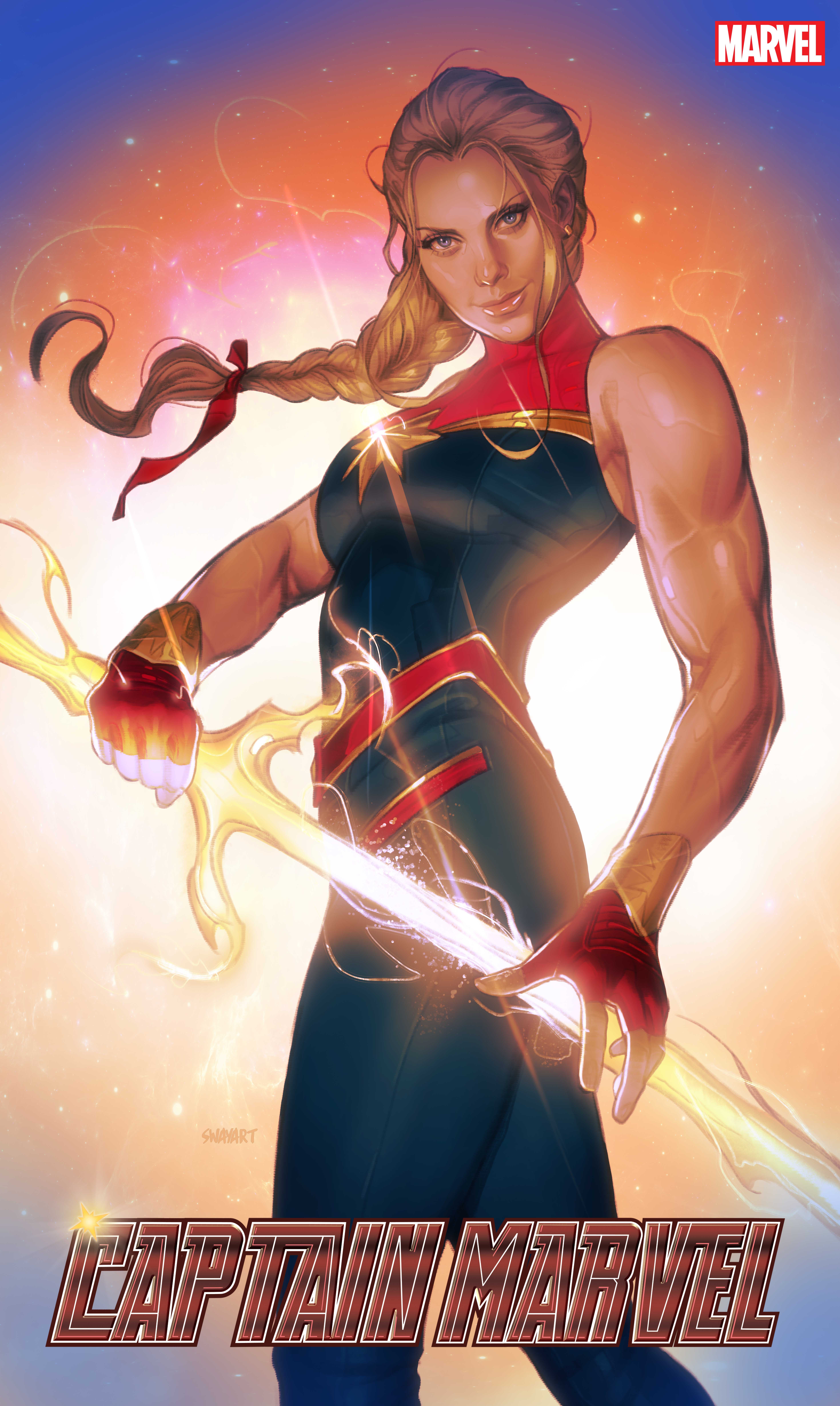 CAPTAIN MARVEL #1 variant cover by Joshua "Sway" Swaby