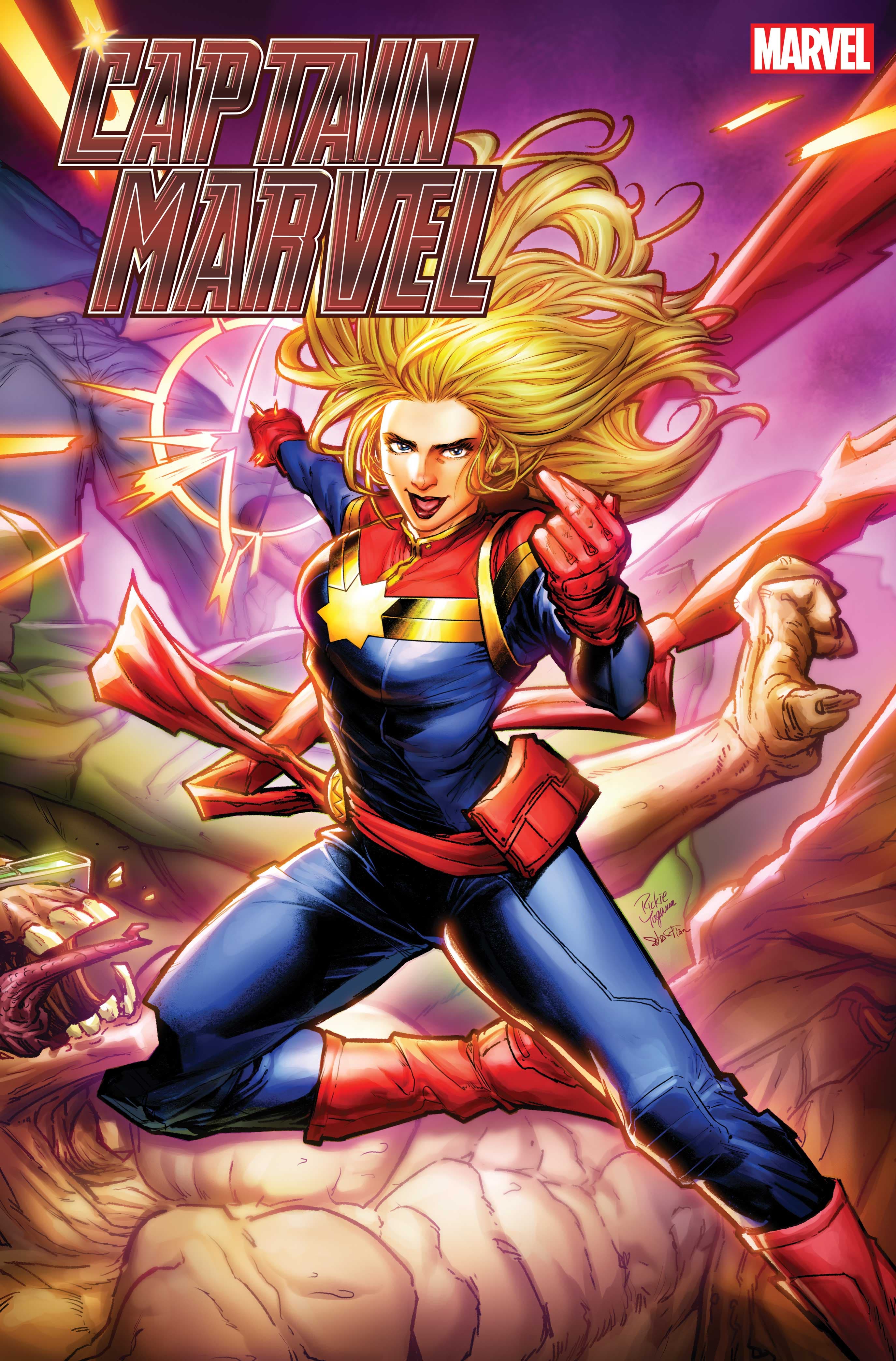 CAPTAIN MARVEL #1 variant cover by Rickie Yagawa