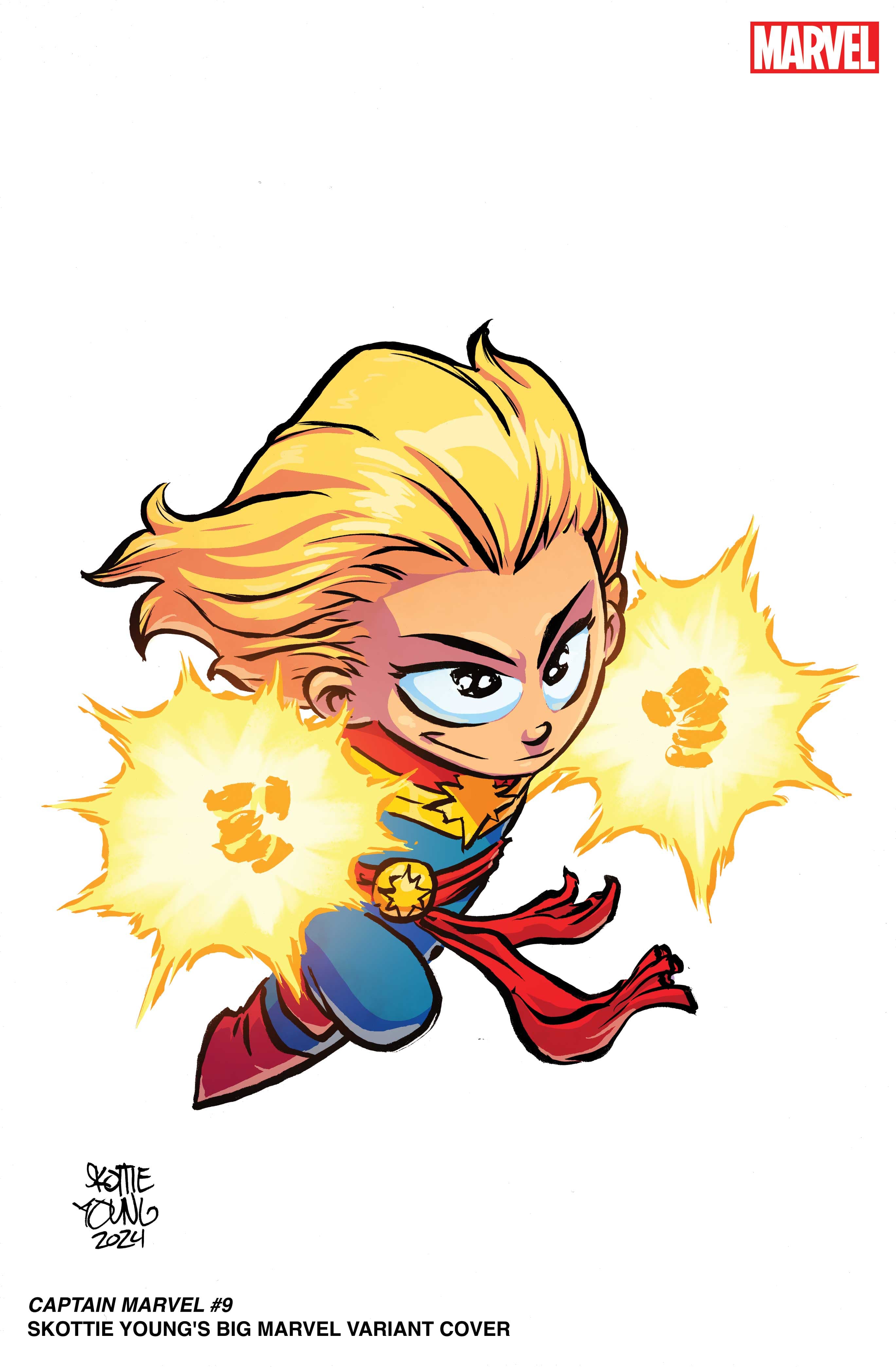 CAPTAIN MARVEL #9 Skottie Young's Big Marvel Variant Cover