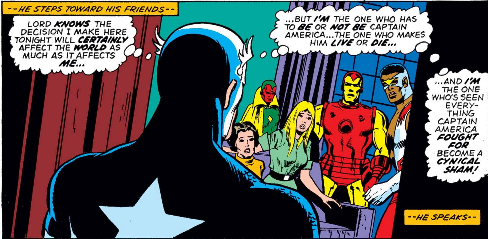 Captain America quits