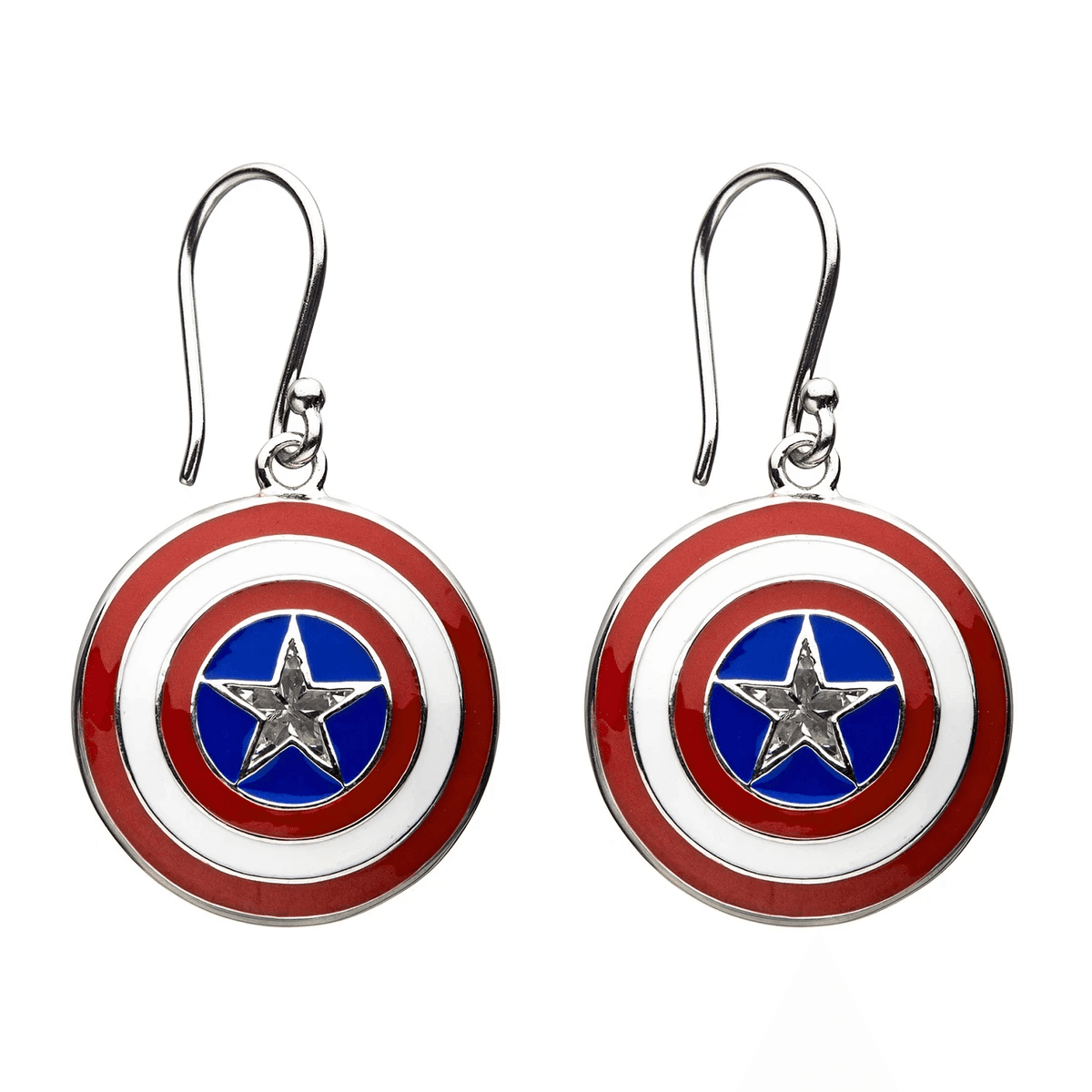 Captain America Shield Earrings / RockLove