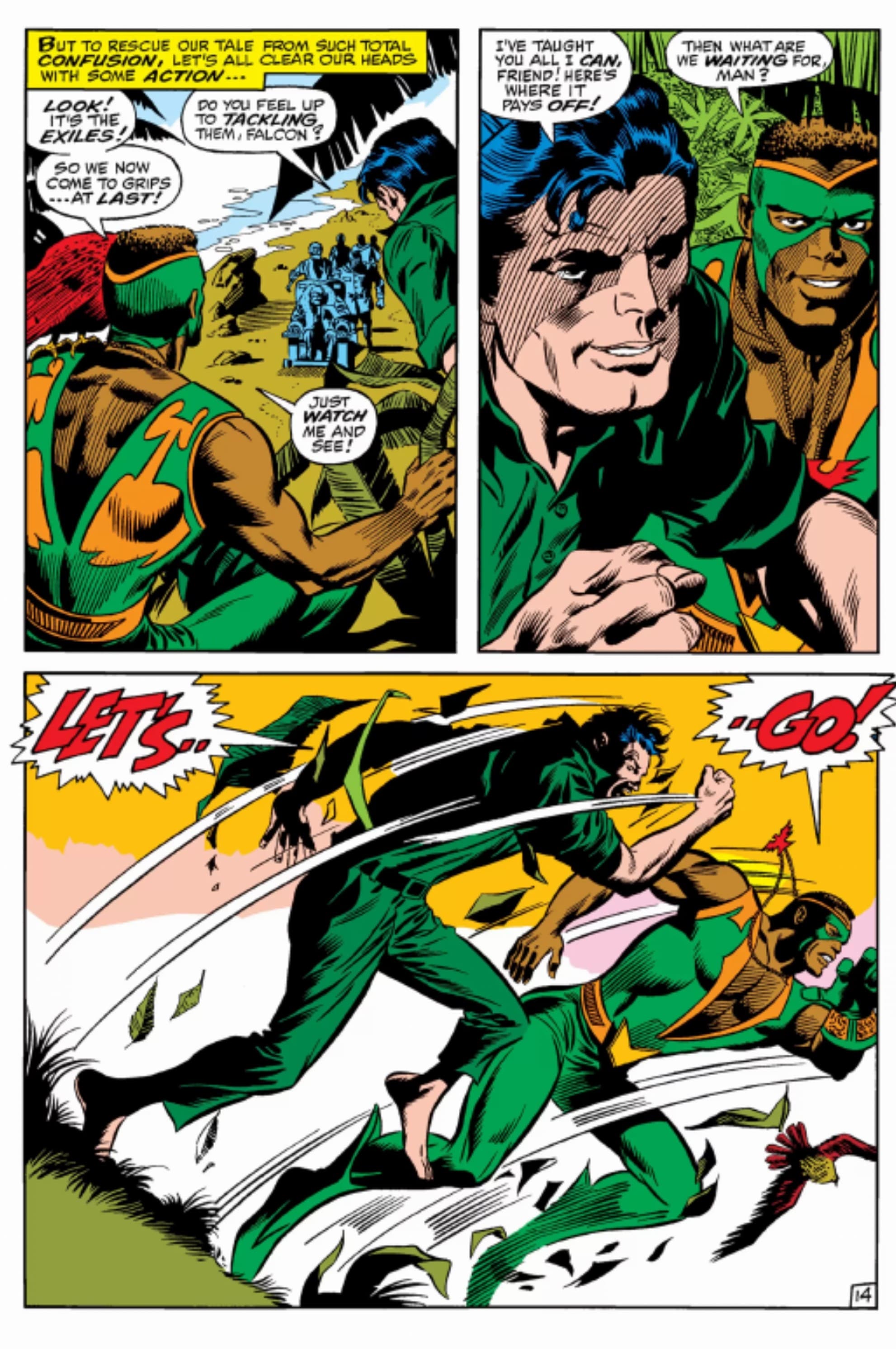 CAPTAIN AMERICA (1968) #118 page by Stan Lee, Gene Colan, and Joe Sinnott