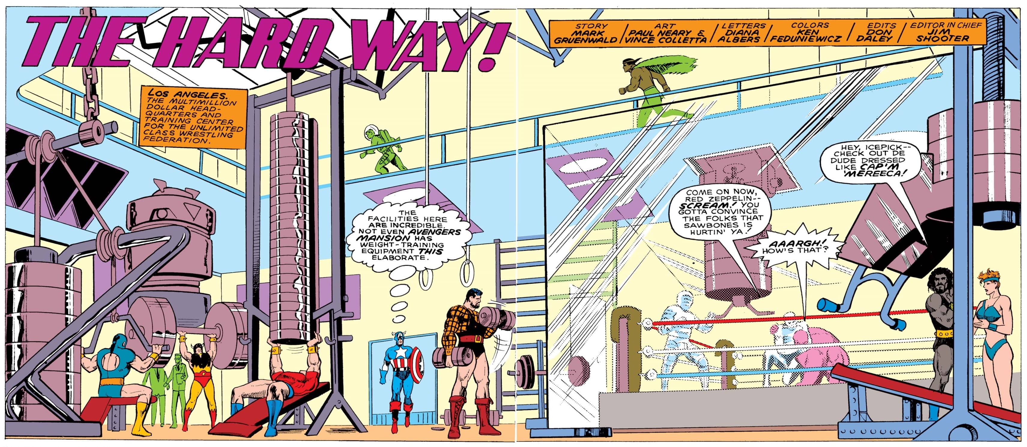 The Power Broker's training facility.