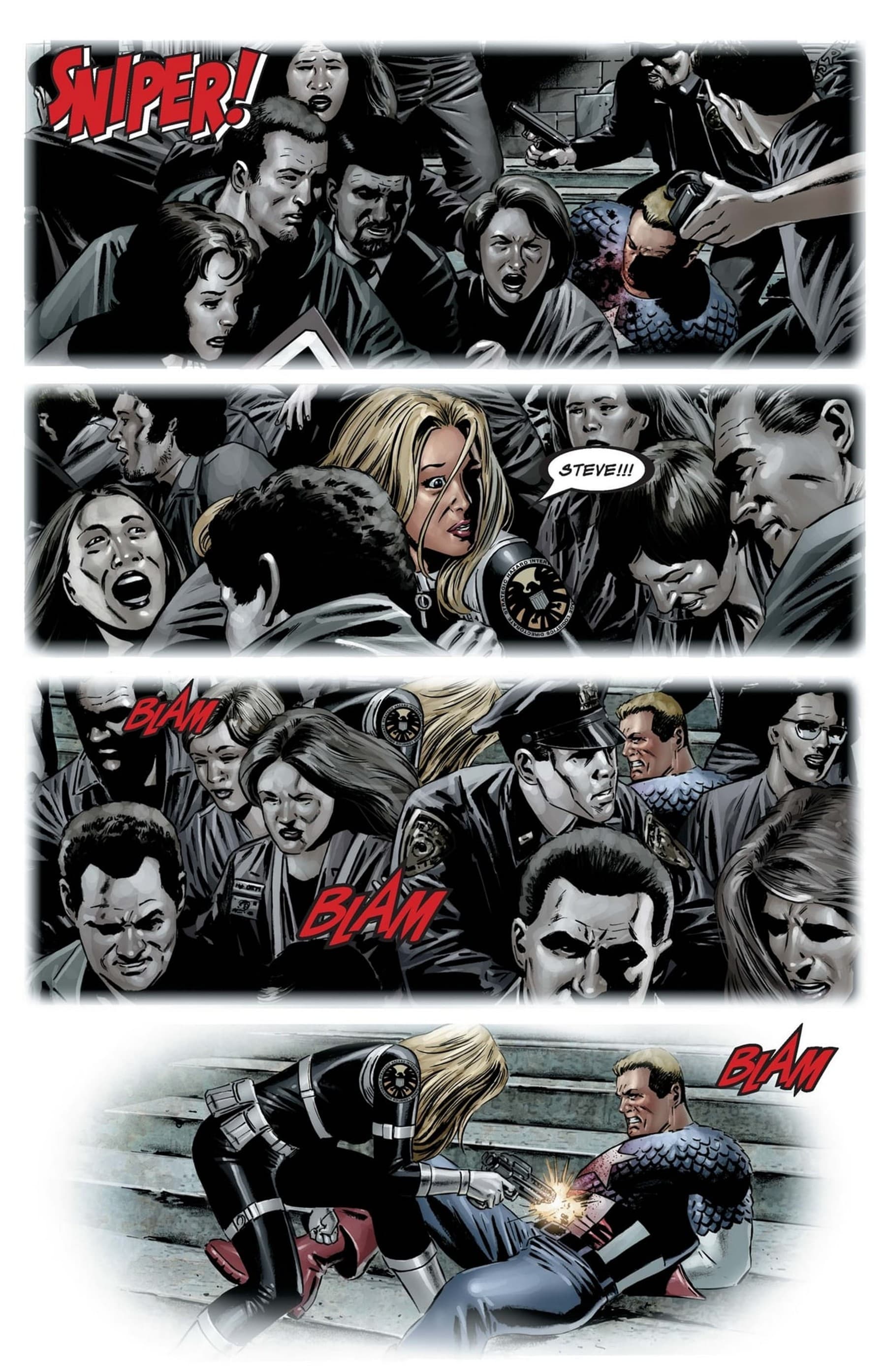 CAPTAIN AMERICA (2004) #25 page by Ed Brubaker and Steve Epting
