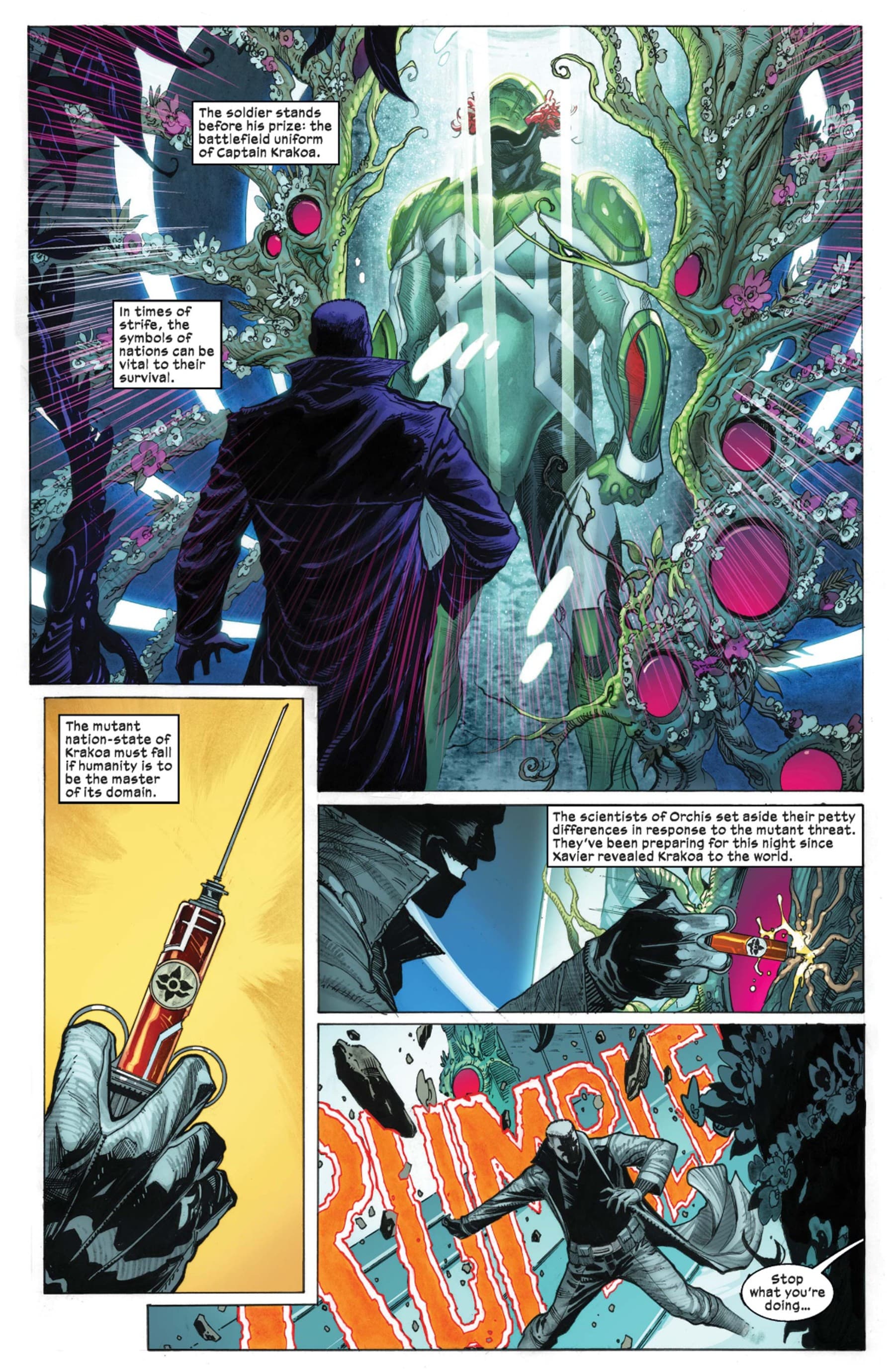 FREE COMIC BOOK DAY 2023: AVENGERS/X-MEN (2023) #1 page by Gerry Duggan and Joshua Cassara