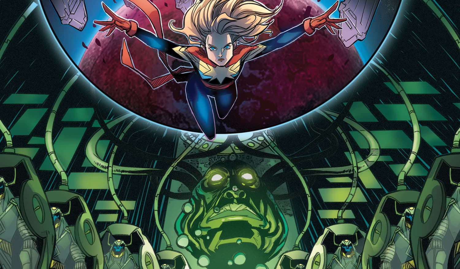 CAPTAIN MARVEL: ASSAULT ON EDEN (2023) #1 artwork by Eleonora Carlini and Ruth Redmond