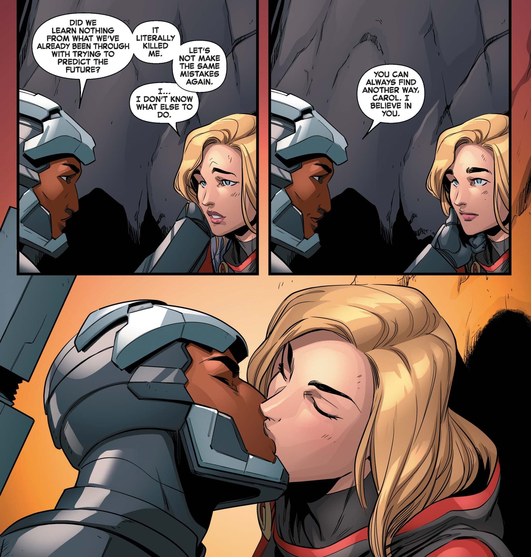 Rhodey and Carol reach a new high in CAPTAIN MARVEL (2019) #30.