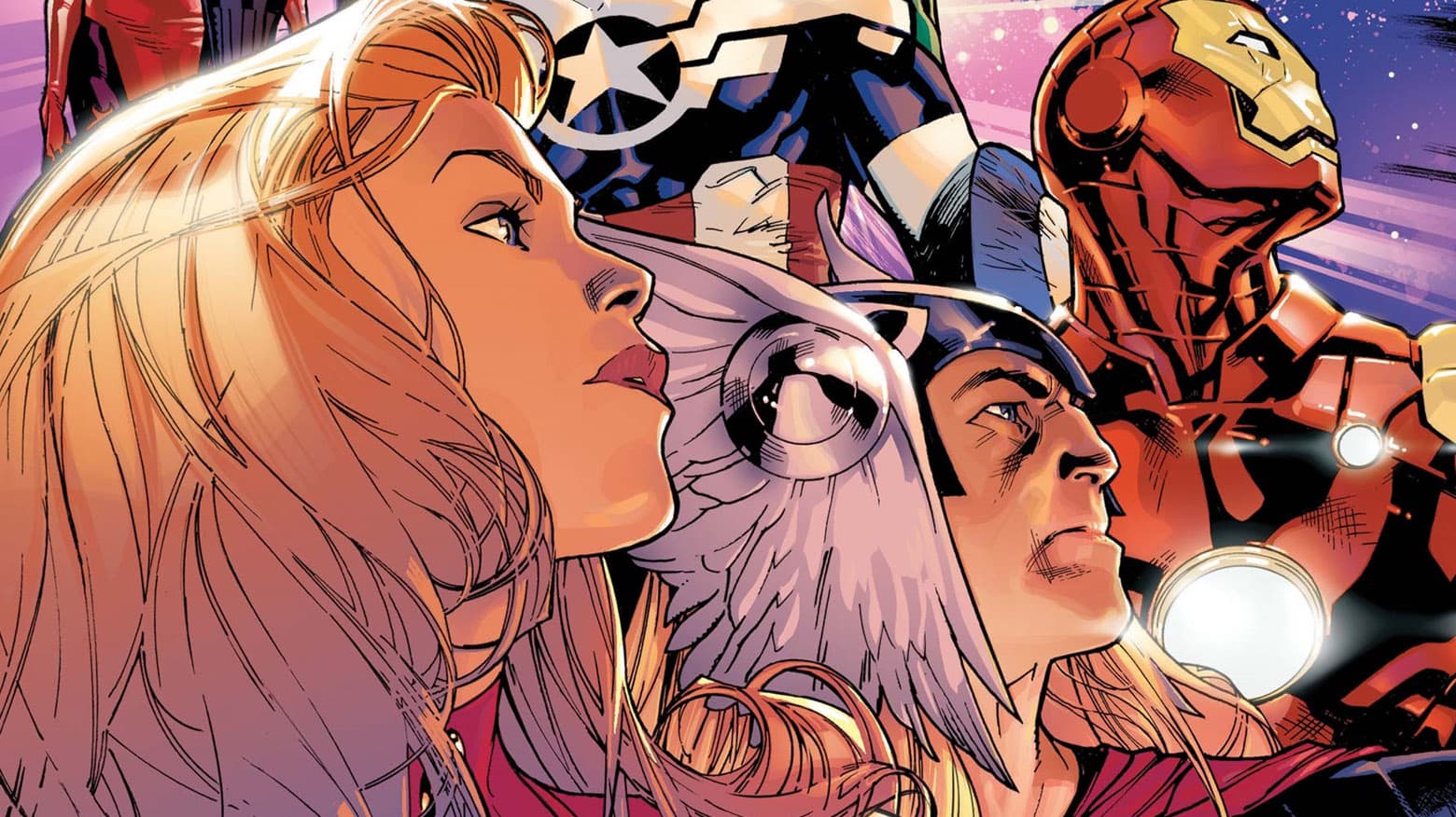 From the cover to AVENGERS (2023) #1 by Stuart Immonen.