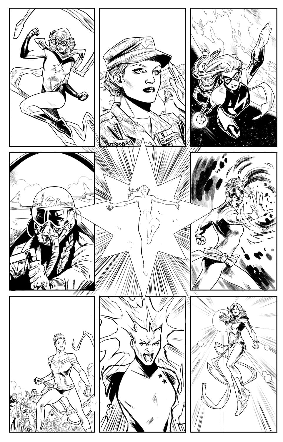 Captain marvel artwork