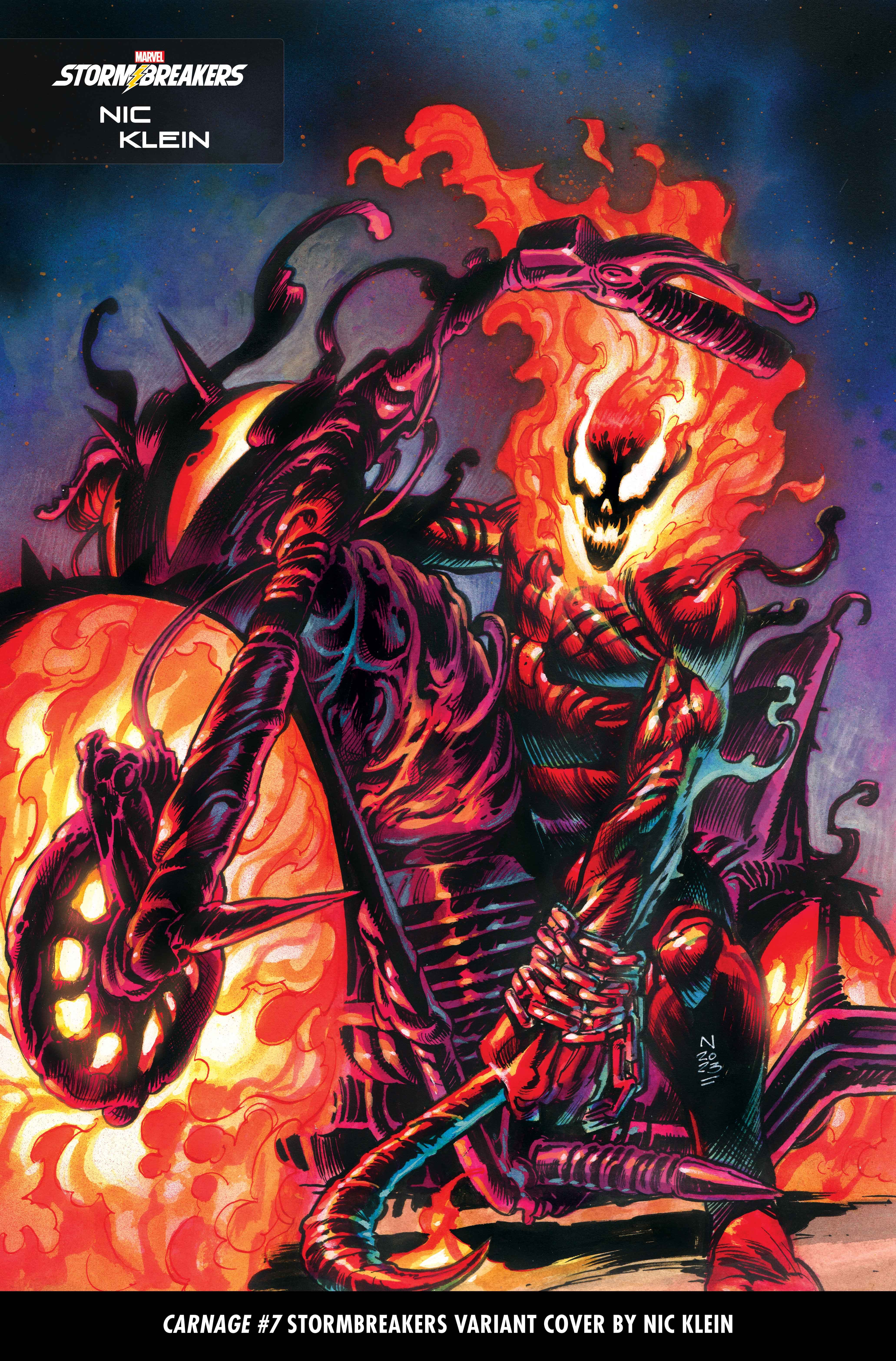 CARNAGE #7 Stormbreakers Variant Cover by Nic Klein