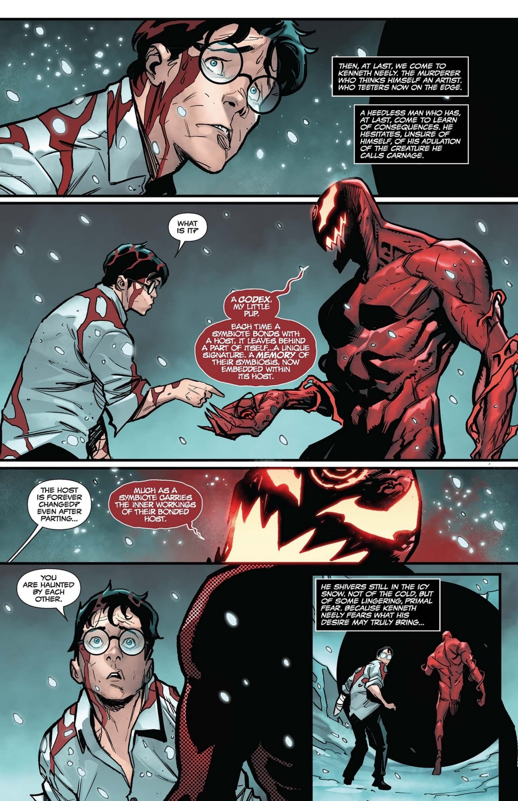 CARNAGE (2022) #8 page by Ram V and Roge Antonio