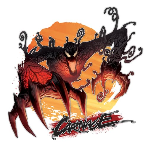ABSOLUTE CARNAGE #1 party temporary Carnage tattoos