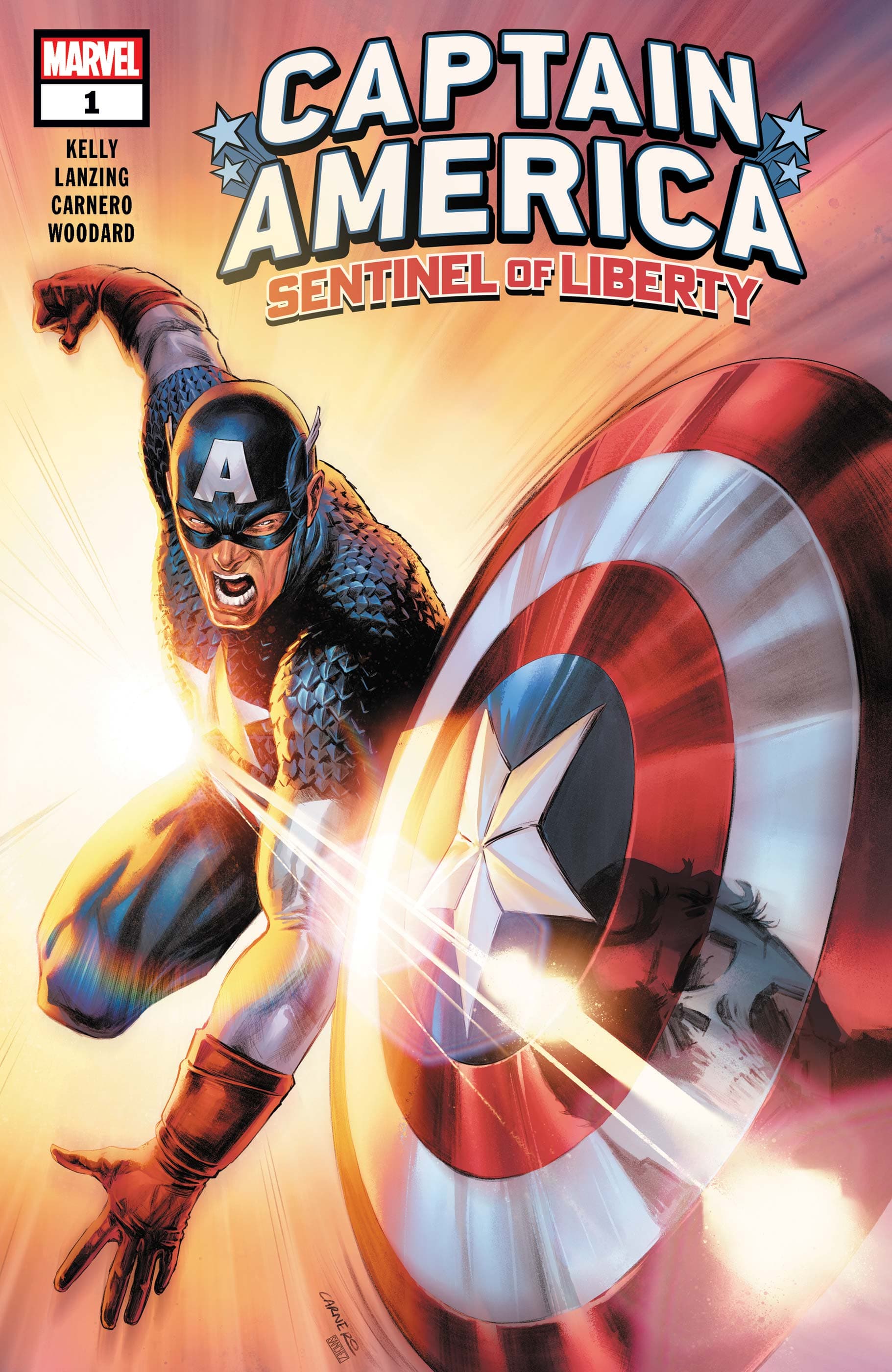 CAPTAIN AMERICA: SENTINEL OF LIBERTY #1 cover by Carmen Carnero