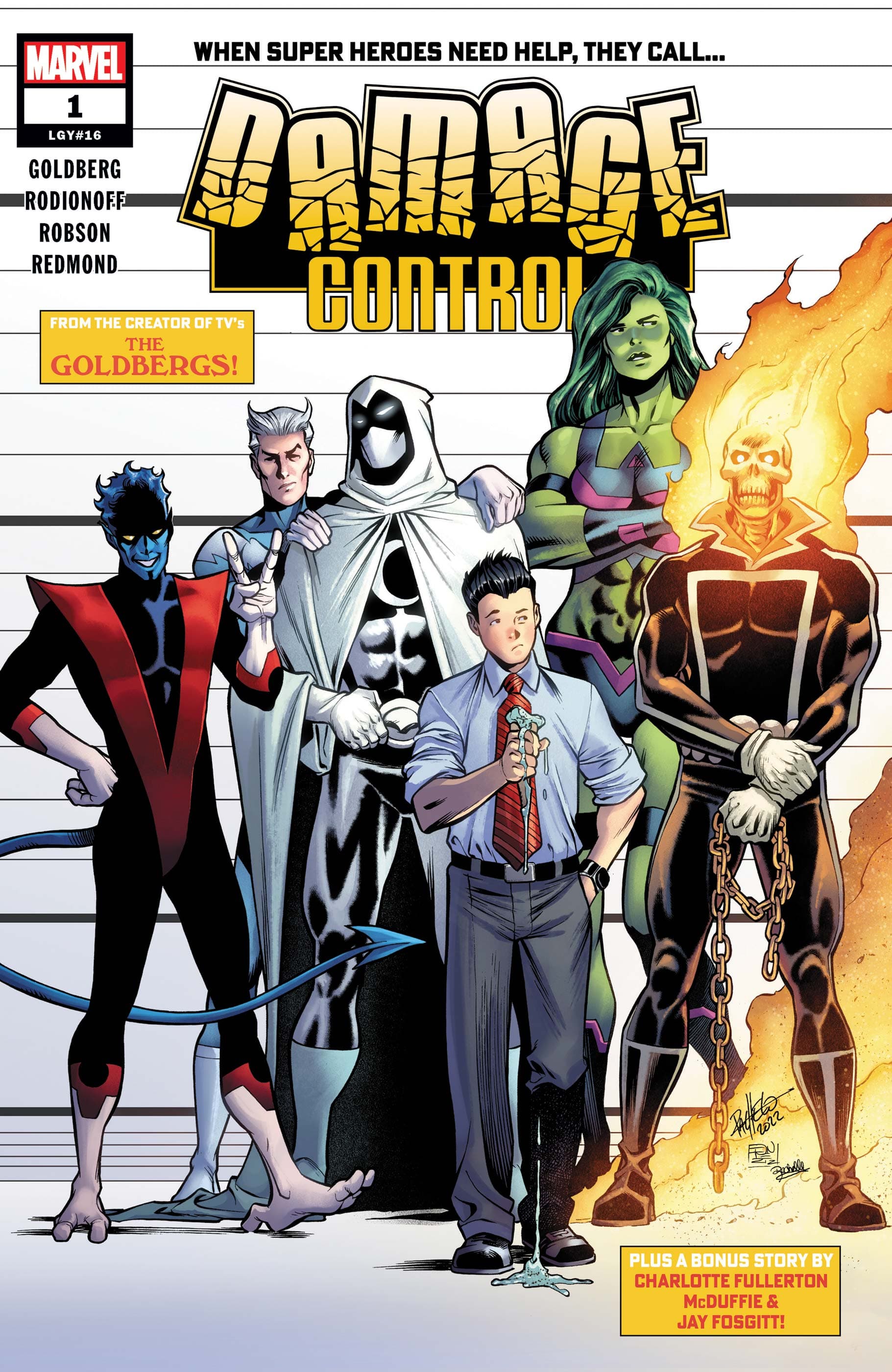 DAMAGE CONTROL (2022) #1 cover by Carlos Pacheco