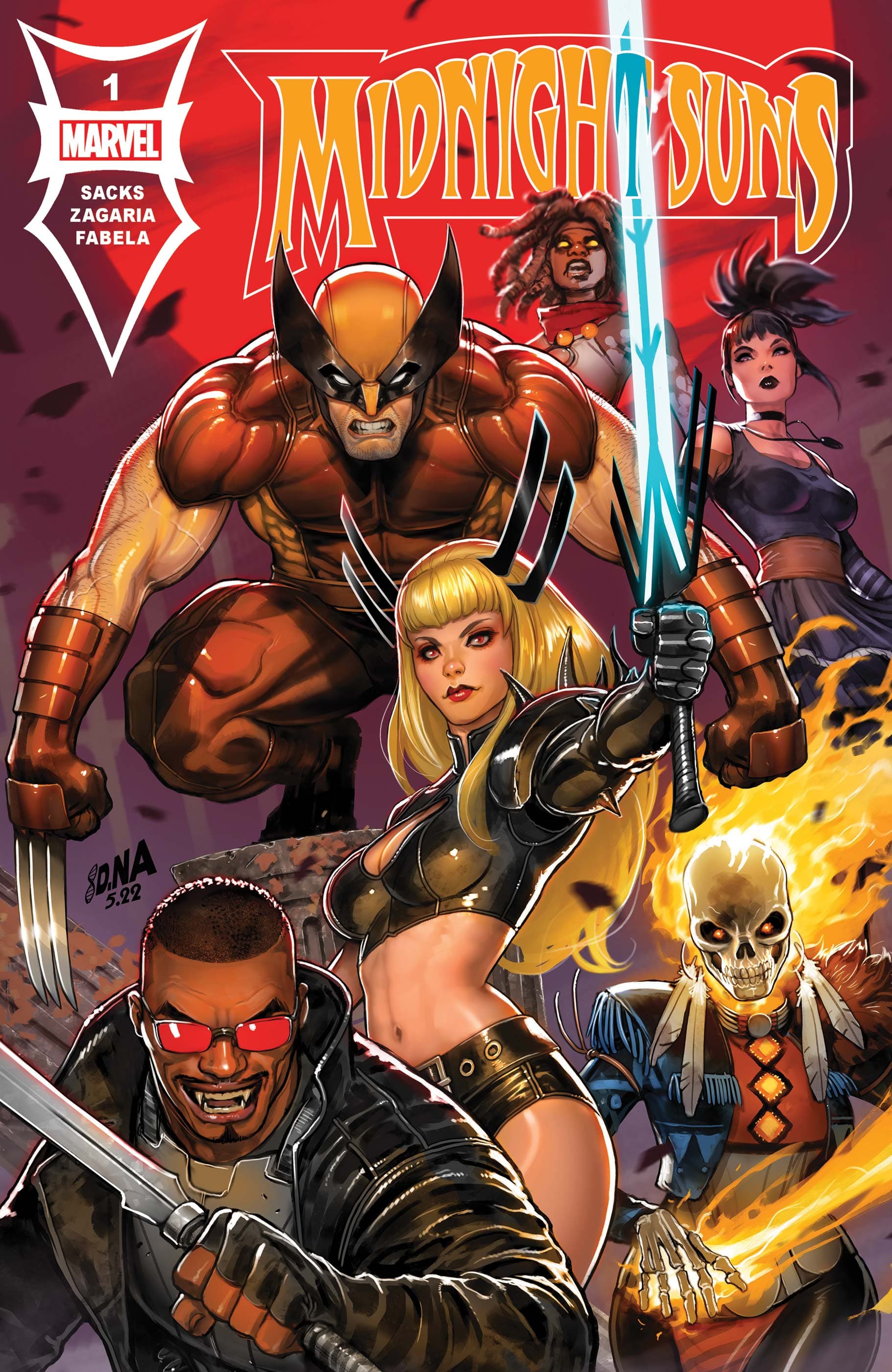 MIDNIGHT SUNS (2022) #1 cover by David Nakayama