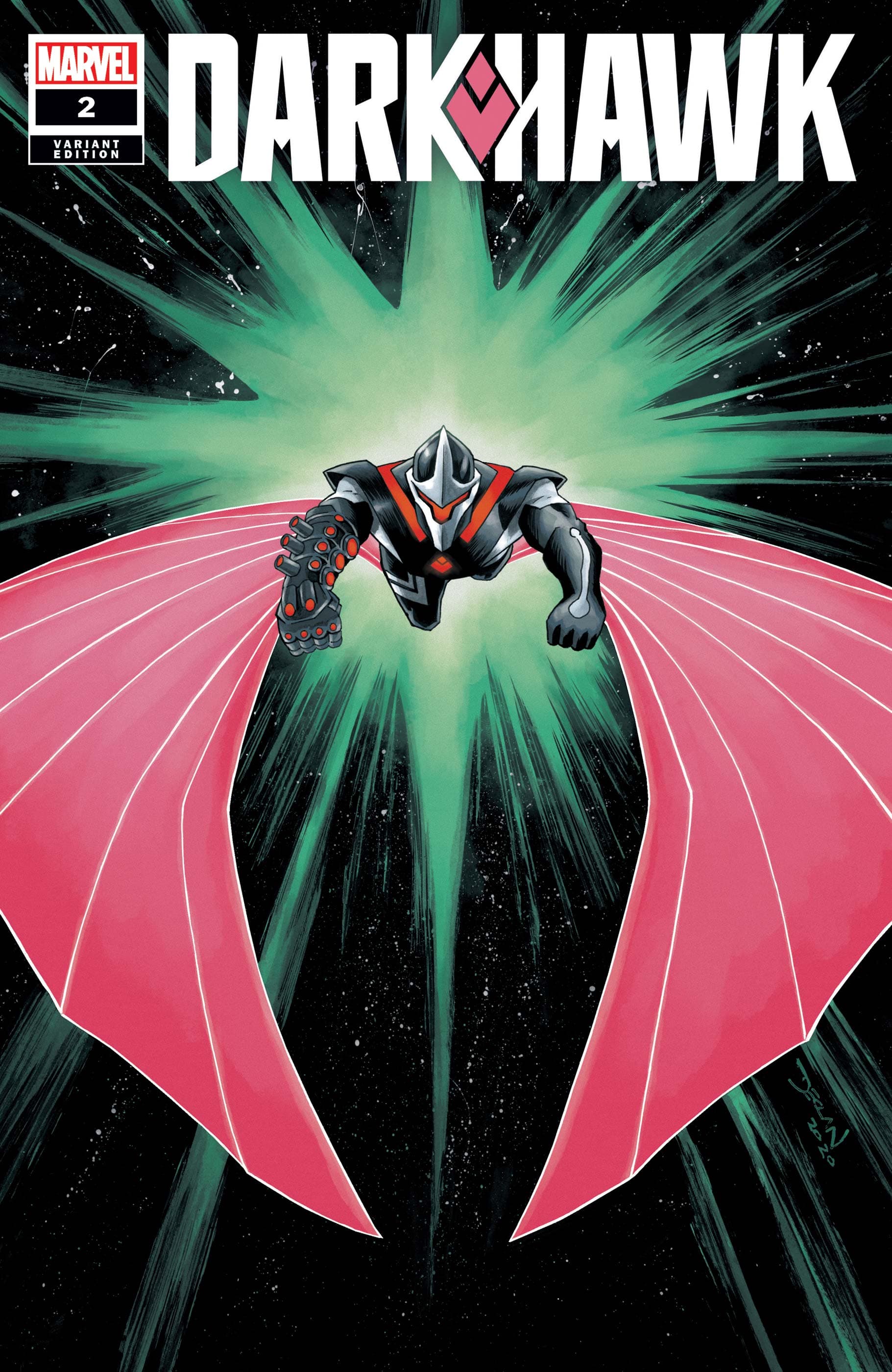 DARKHAWK #2 variant cover by Declan Shalvey