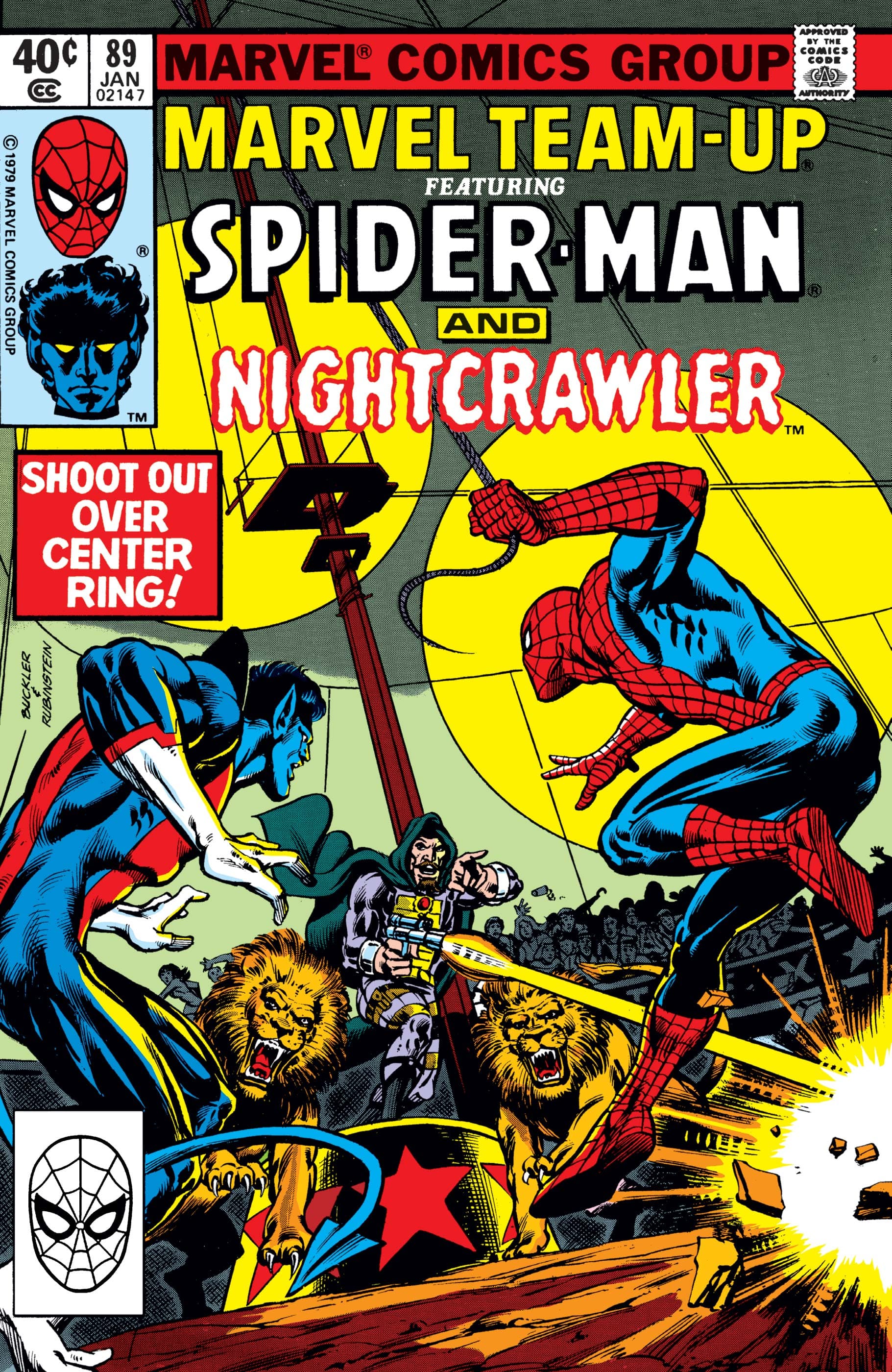 MARVEL TEAM-UP (1972) #89 cover by Rich Buckler