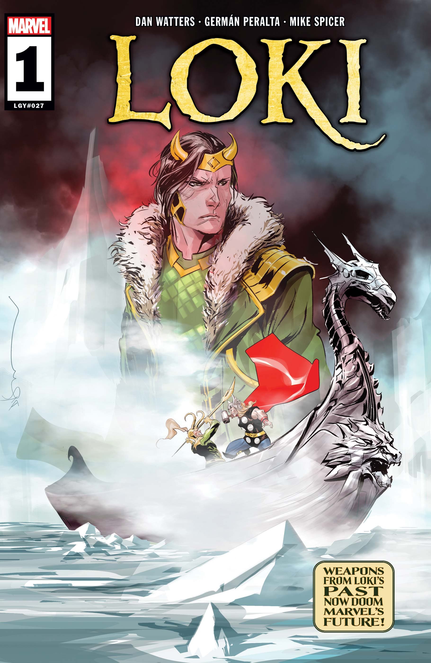 LOKI (2023) #1 cover by Dustin Nguyen