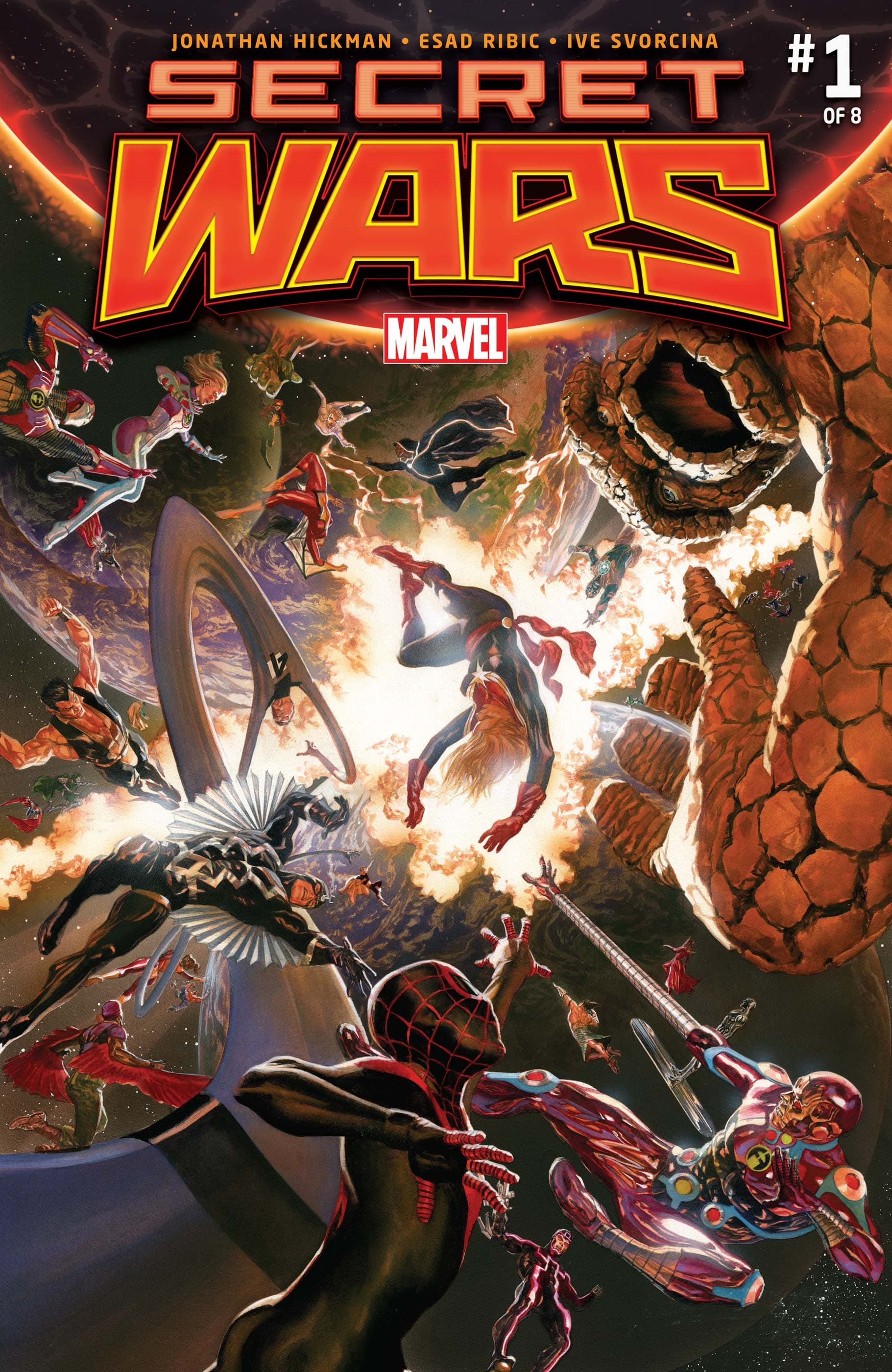 SECRET WARS (2015) #1 cover by Alex Ross