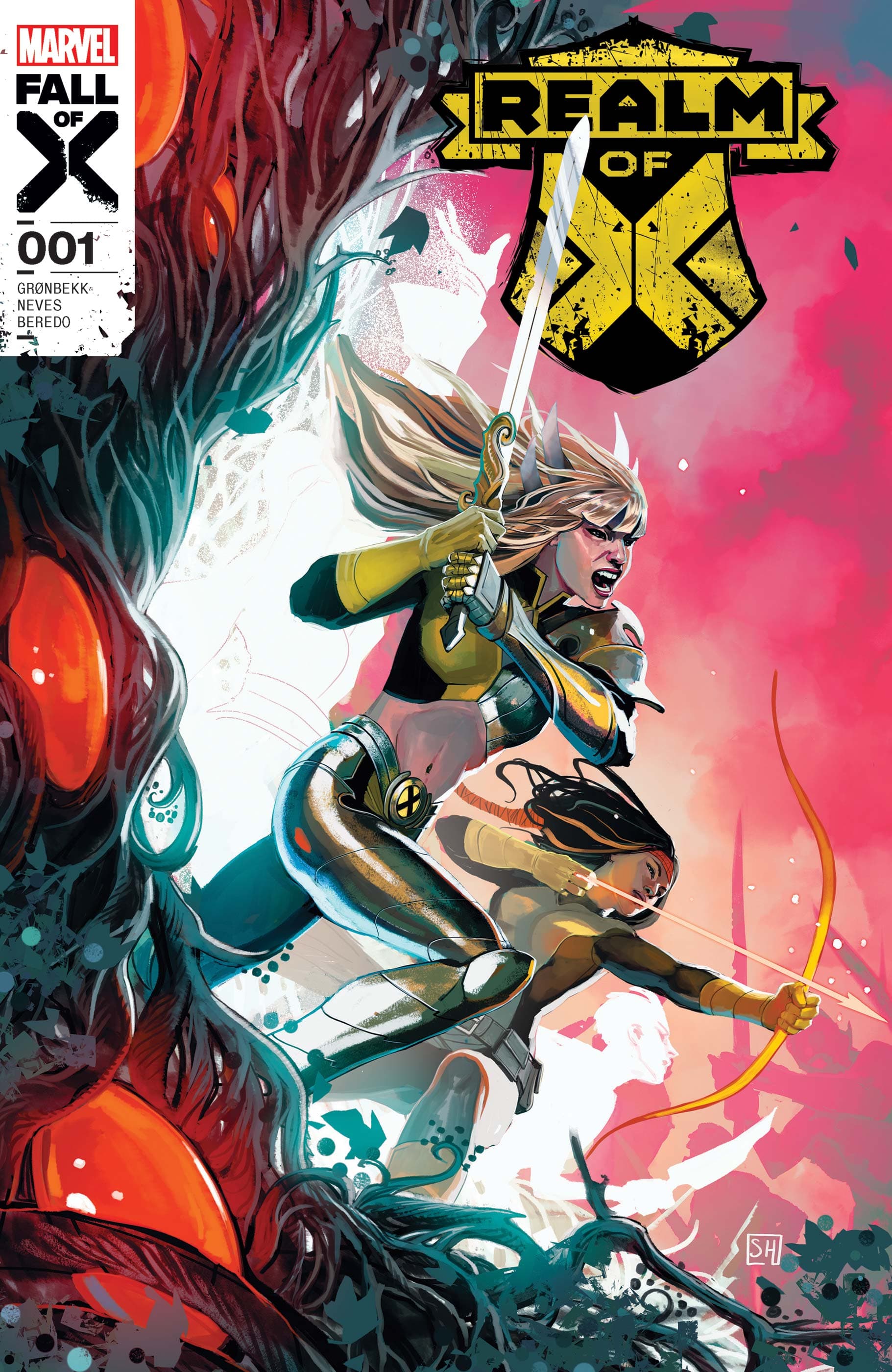 REALM OF X #1 cover by Stephanie Hans
