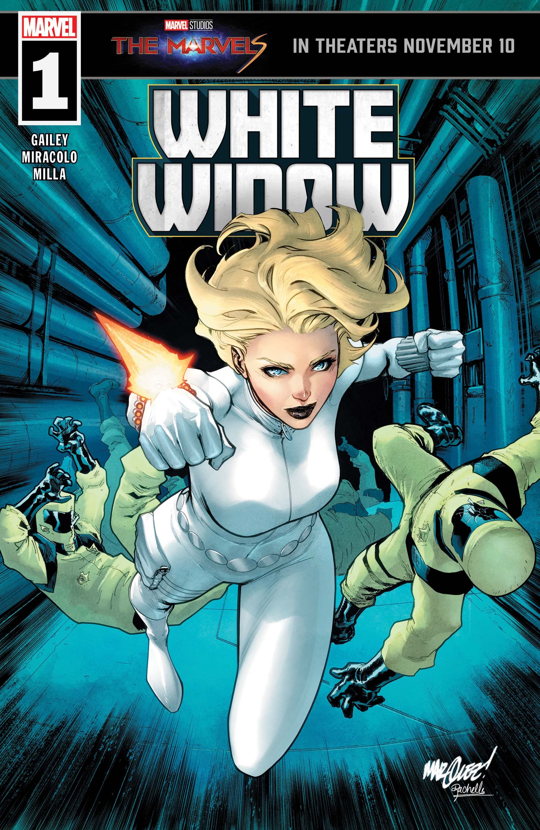 WHITE WIDOW (2023) #1 cover by David Marquez