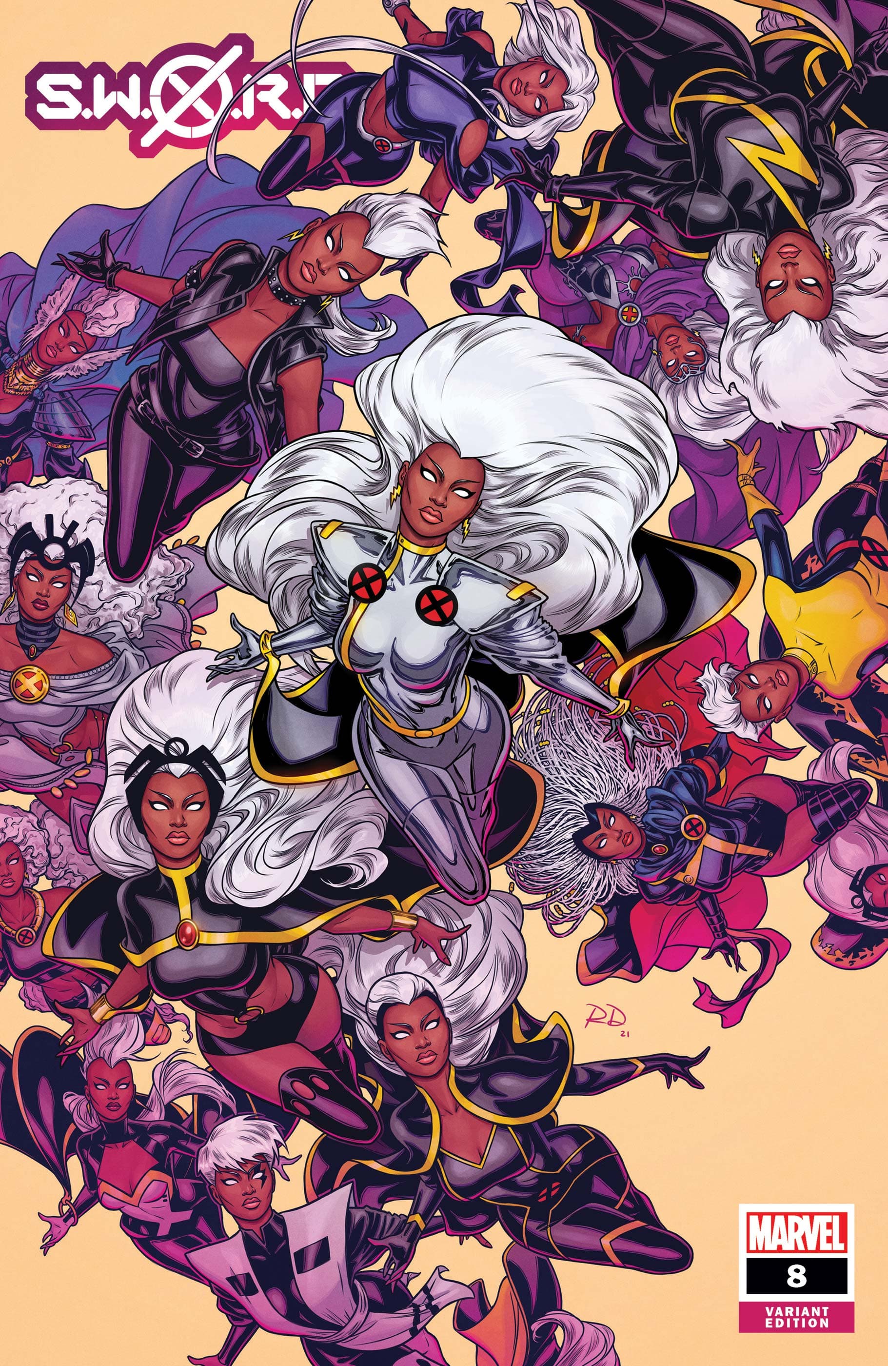 SWORD (2020) #8 variant cover by Russell Dauterman