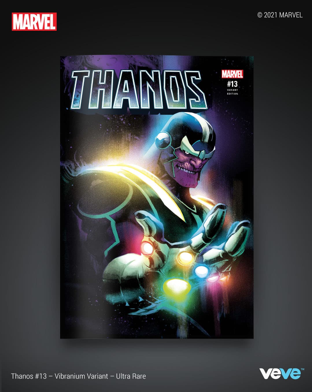 THANOS #13 ULTRA RARE – Vibranium Variant (VeVe Exclusive)