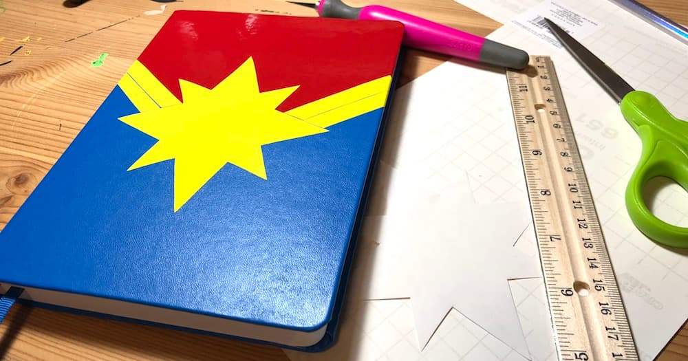 Captain Marvel notebook