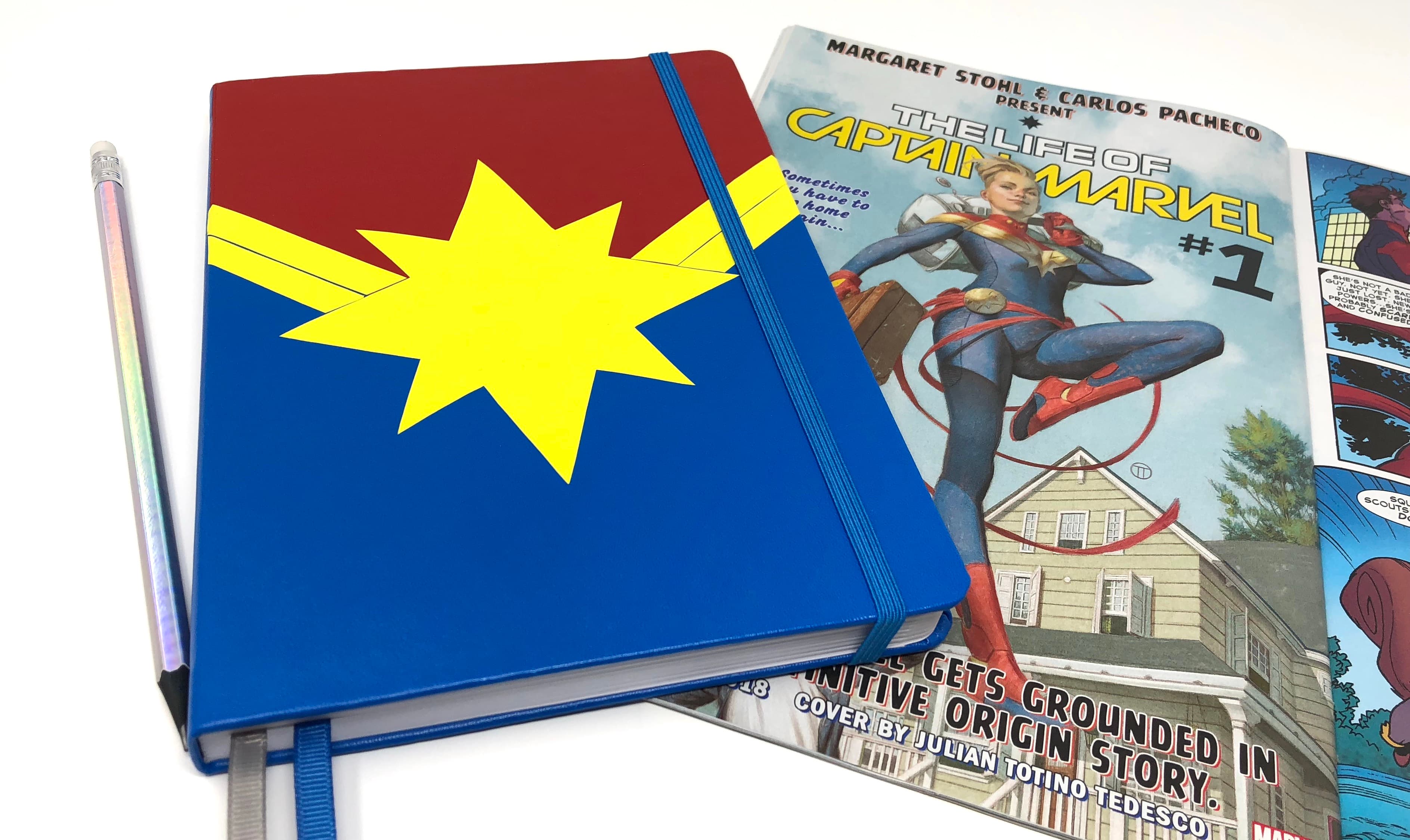 Captain Marvel Notebook